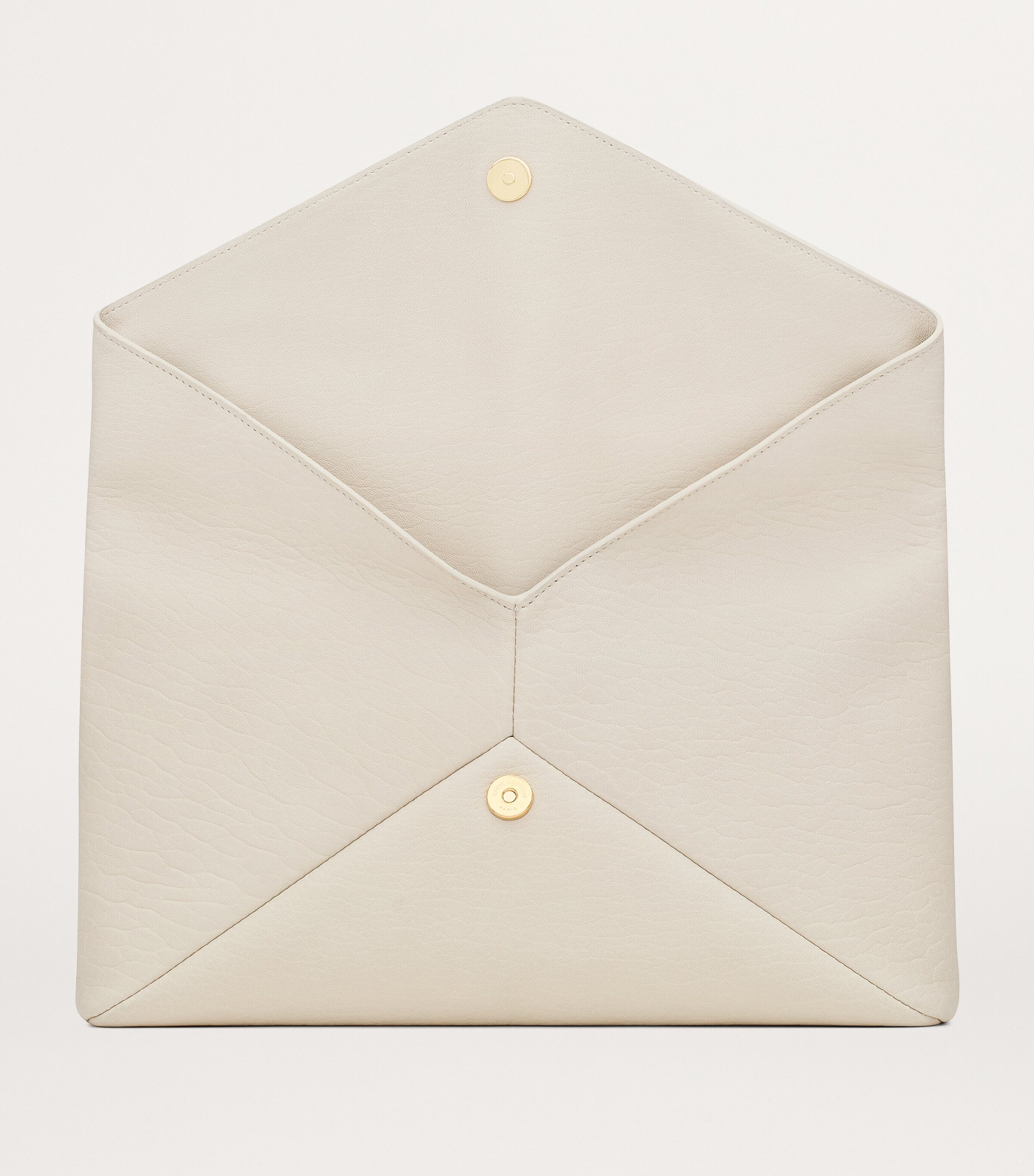 Saint Laurent Leather Cassandre Envelope Pouch Image 5