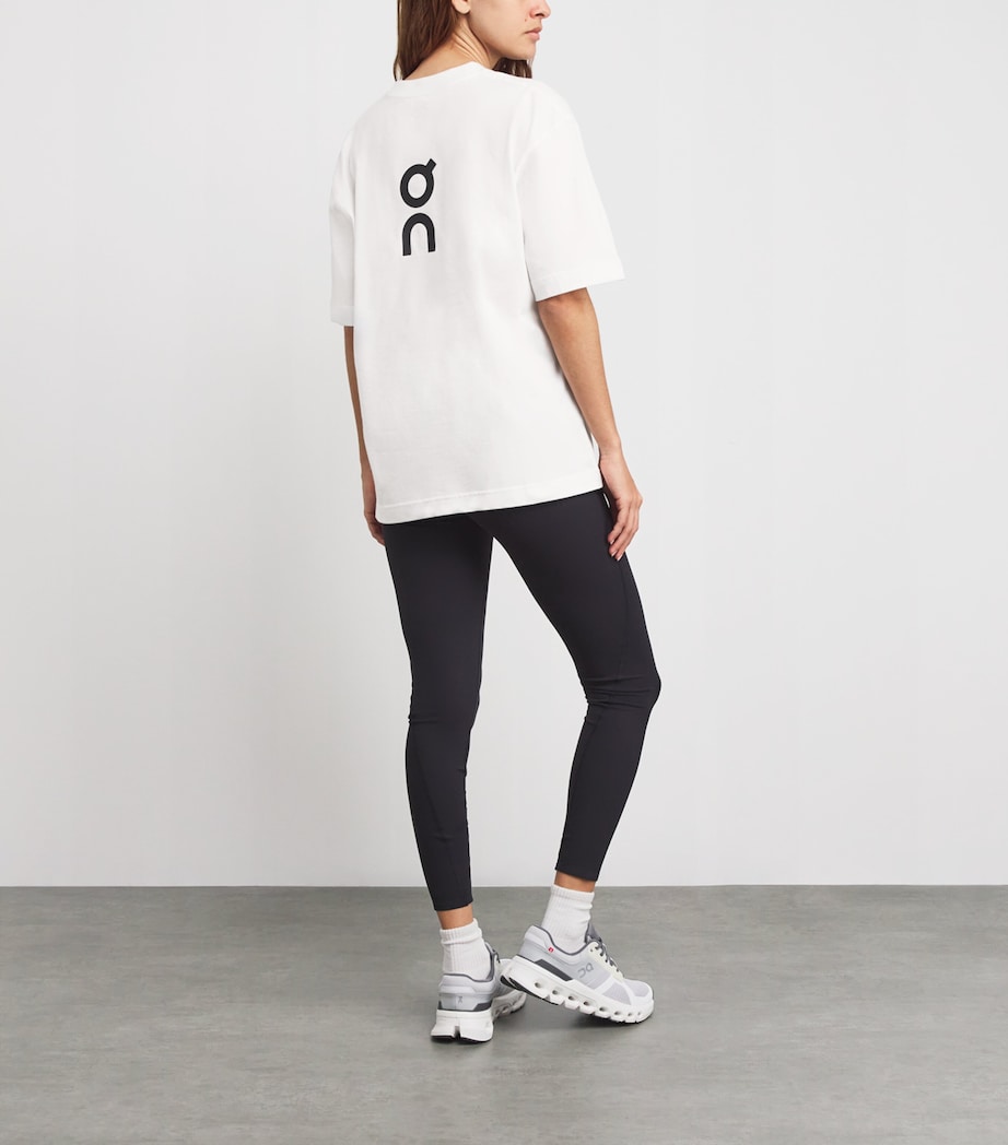 Organic Cotton Club Logo T-Shirt WHITE Image 2