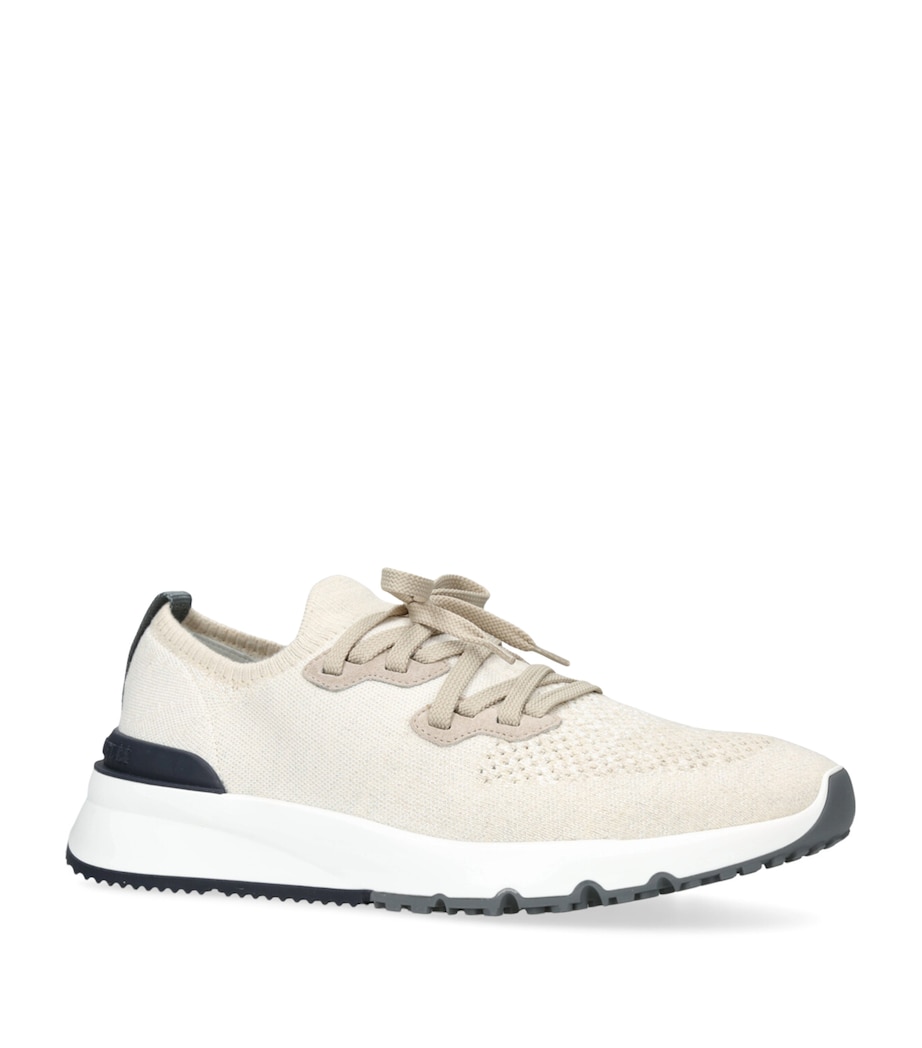 Knitted Sneakers BEIGE Image 3