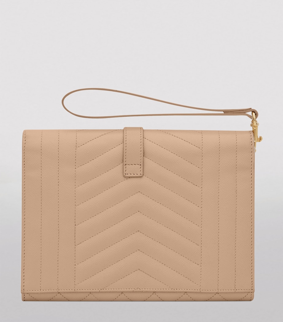 Saint Laurent Quilted Leather Pouch Image 4