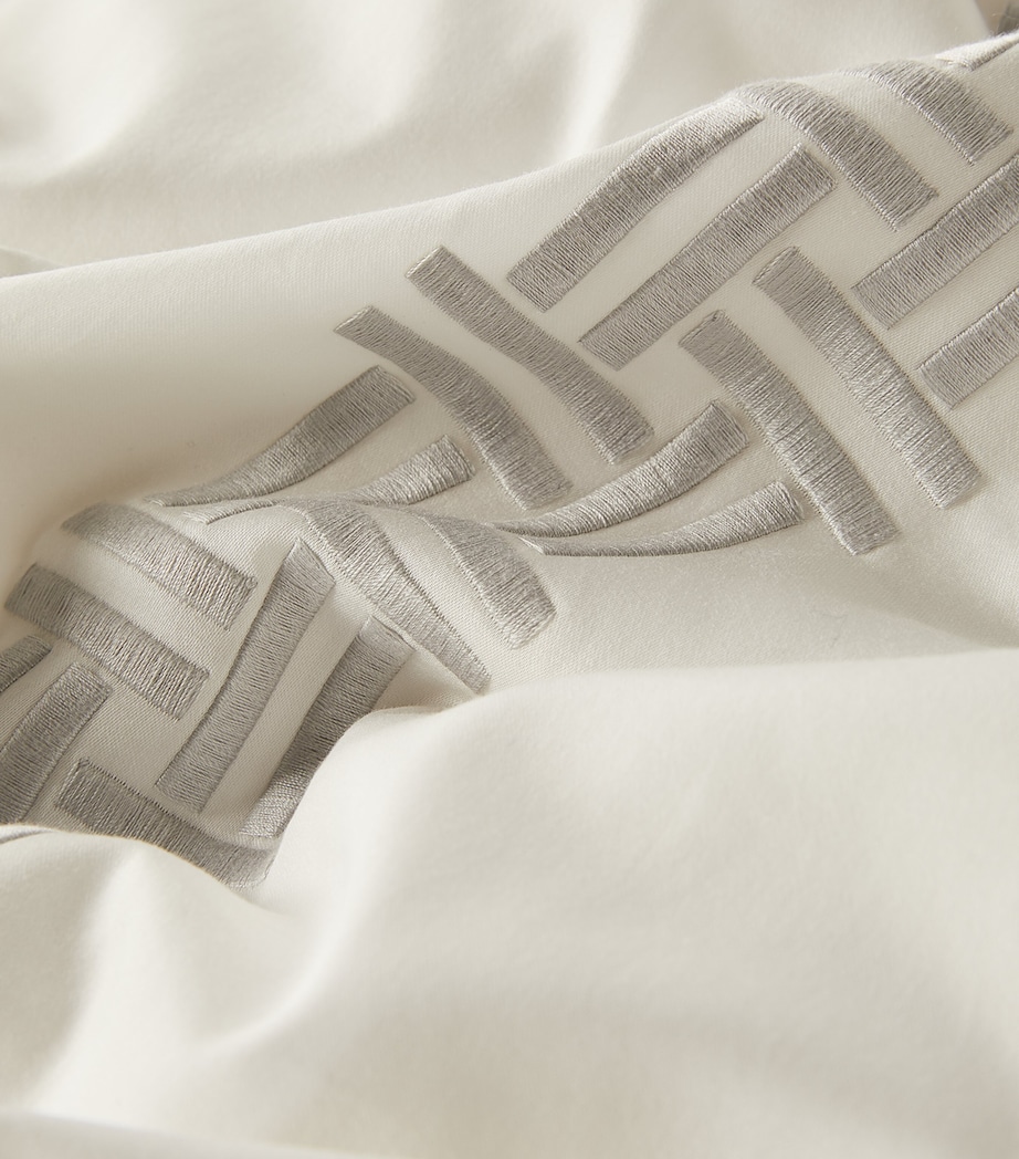 Basketweave Square Pillowcase (65cm x 65cm) BN57  MILKROCK Image 7