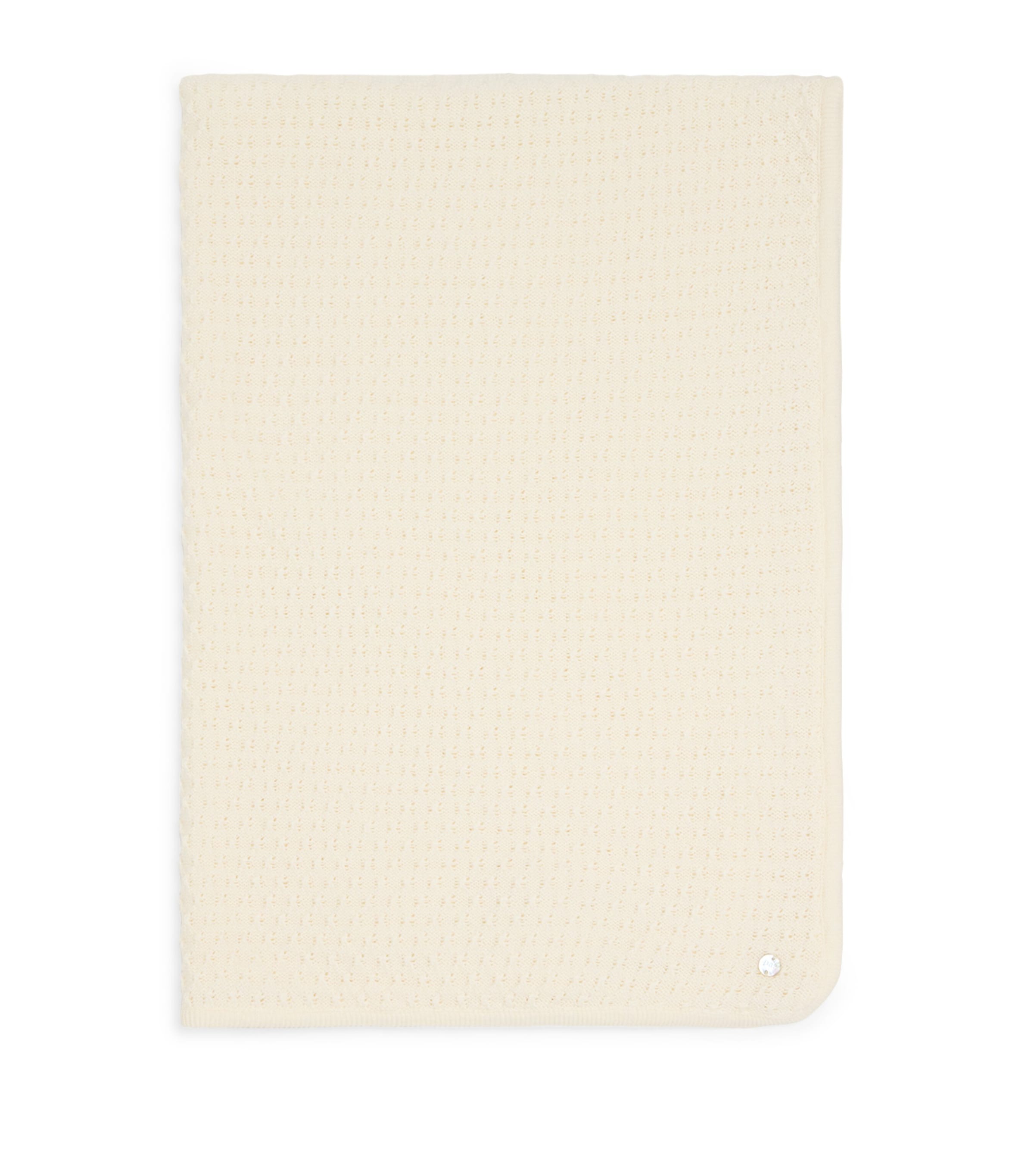 Paz Rodriguez Cotton-blend Pony Knit Blanket