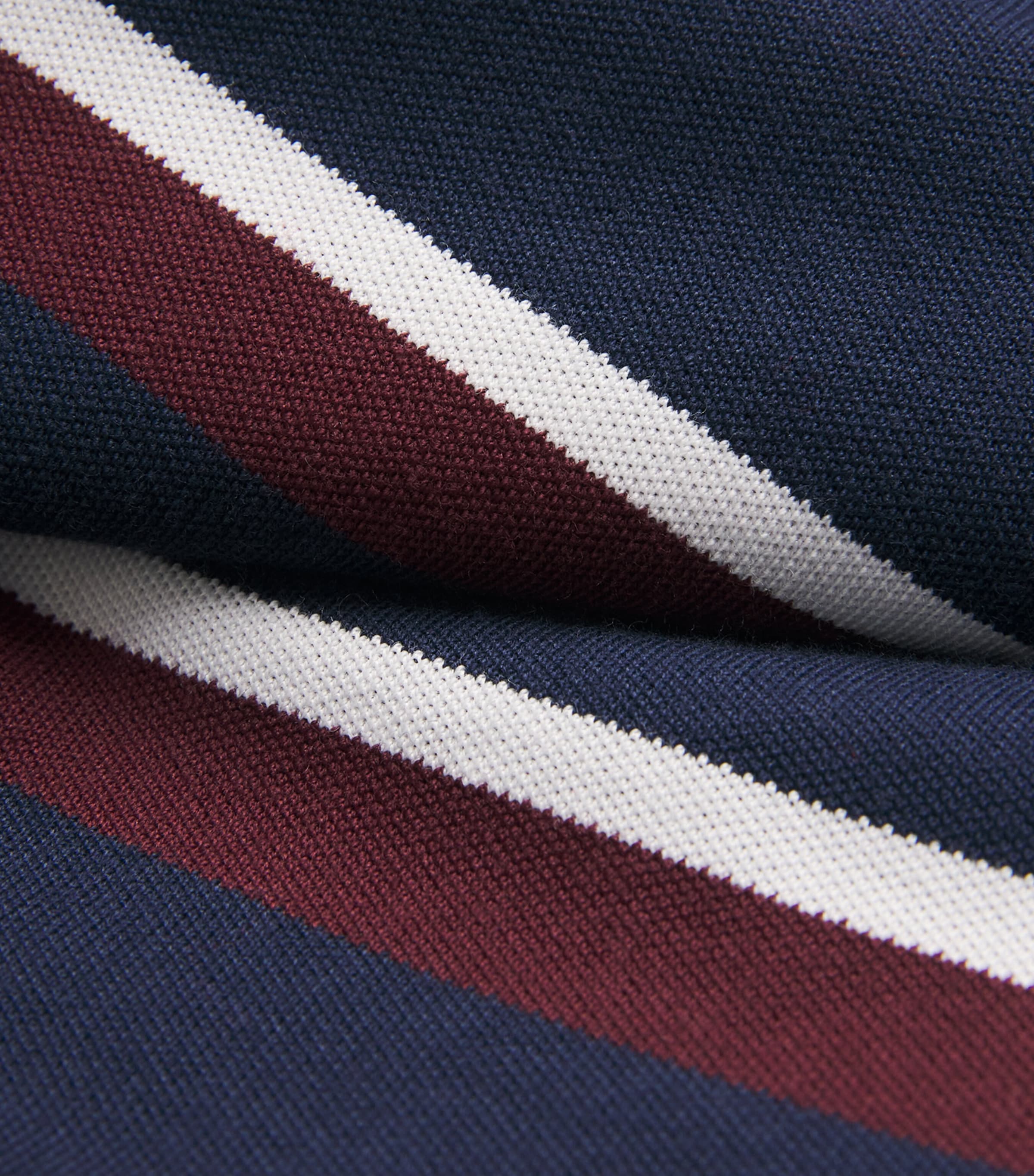 Cotton-Blend Tailored Performance Polo Shirt REFINED NAVY MULTI Image 5