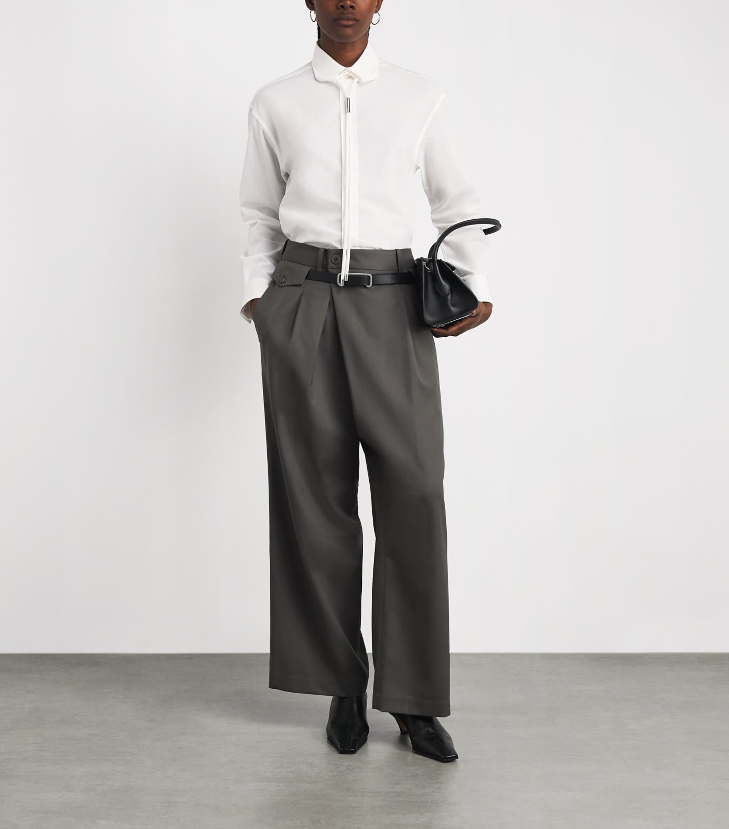 Issey Miyake White Cotton Monsieur Shirt | Harrods US