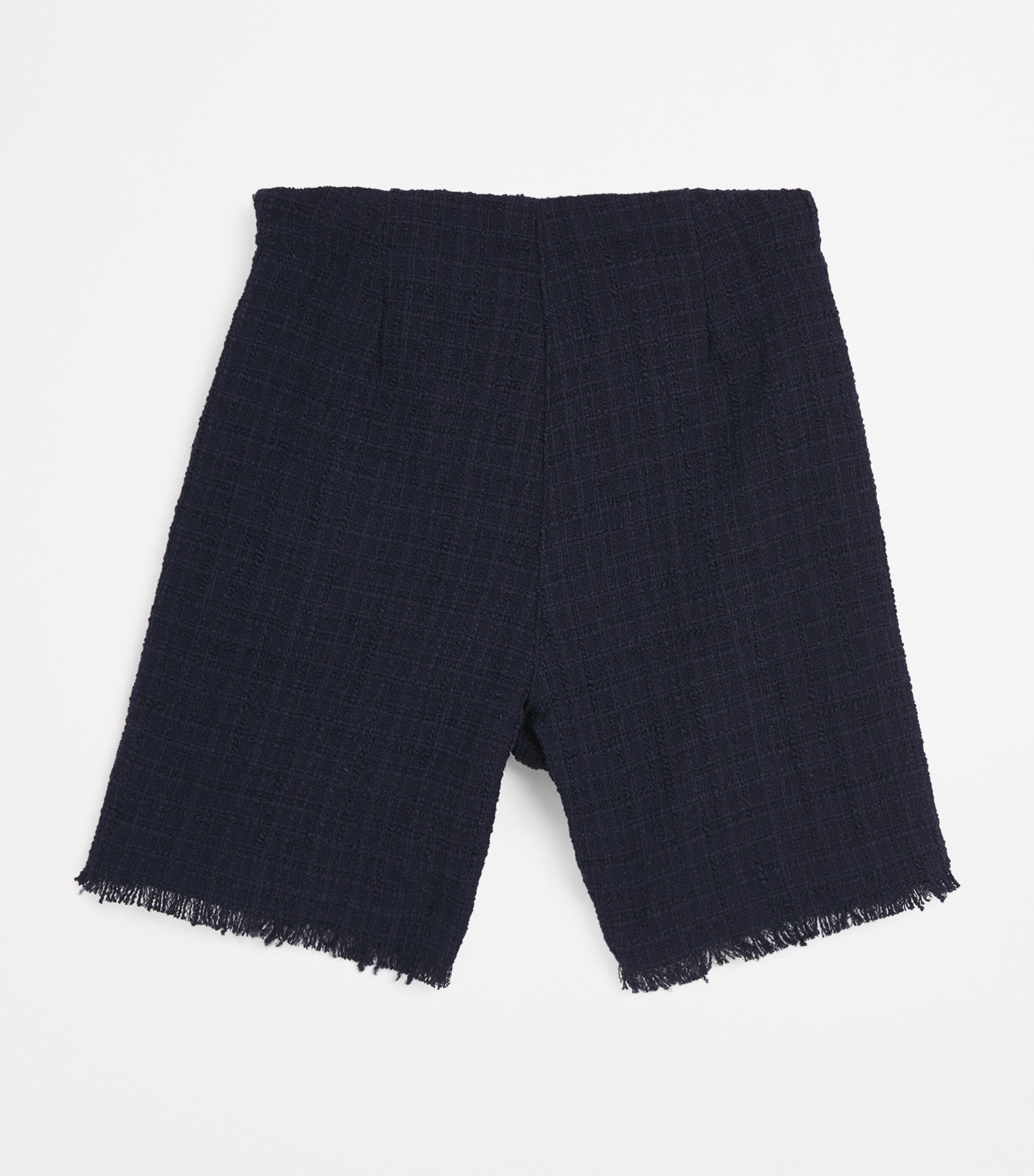 Textured Weave Bermuda Shorts (3-12 Years) 497 BLUE Image 2