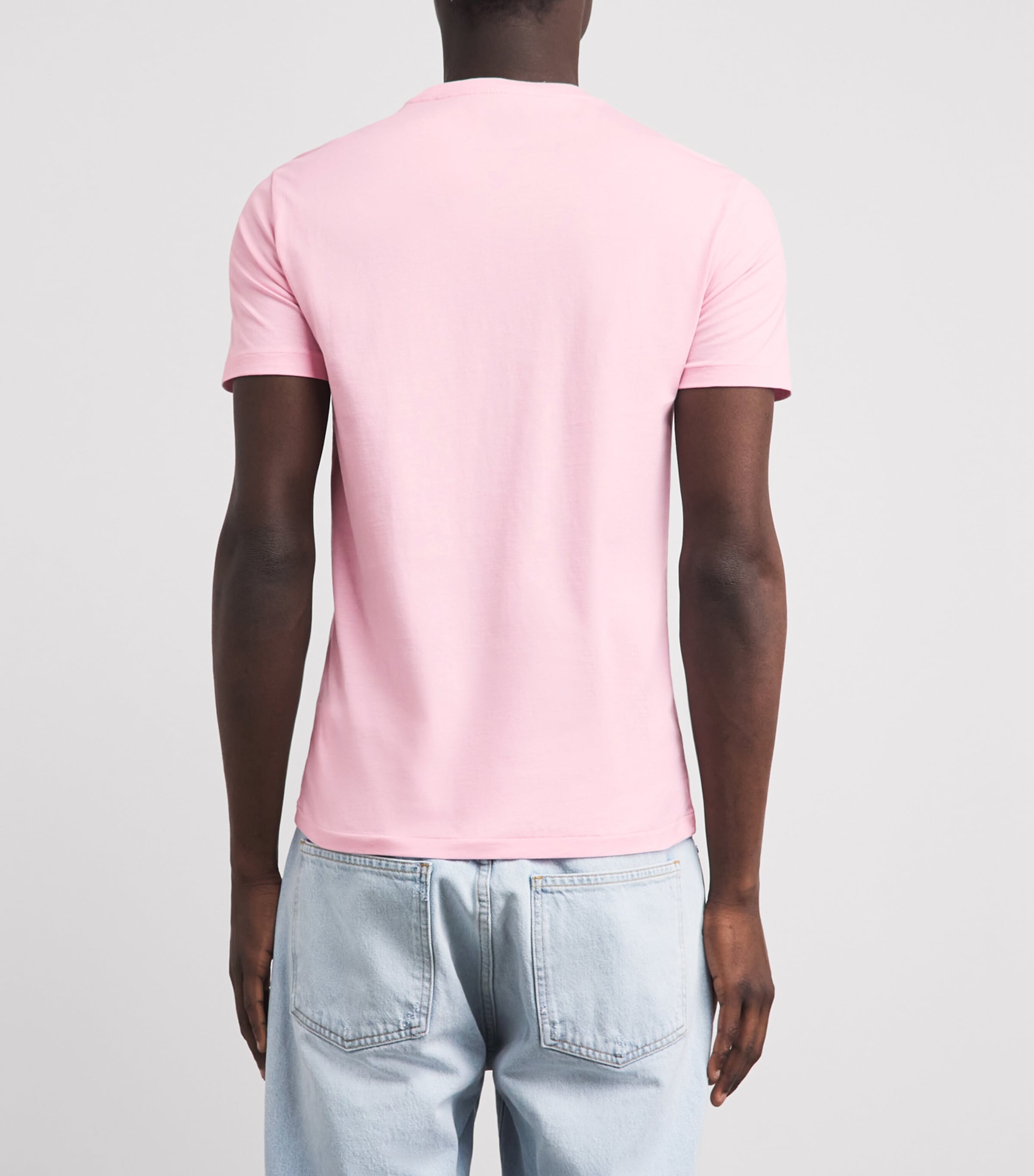 Polo Ralph Lauren Mens Cotton Custom Slim-Fit T-Shirt Garden Image 5