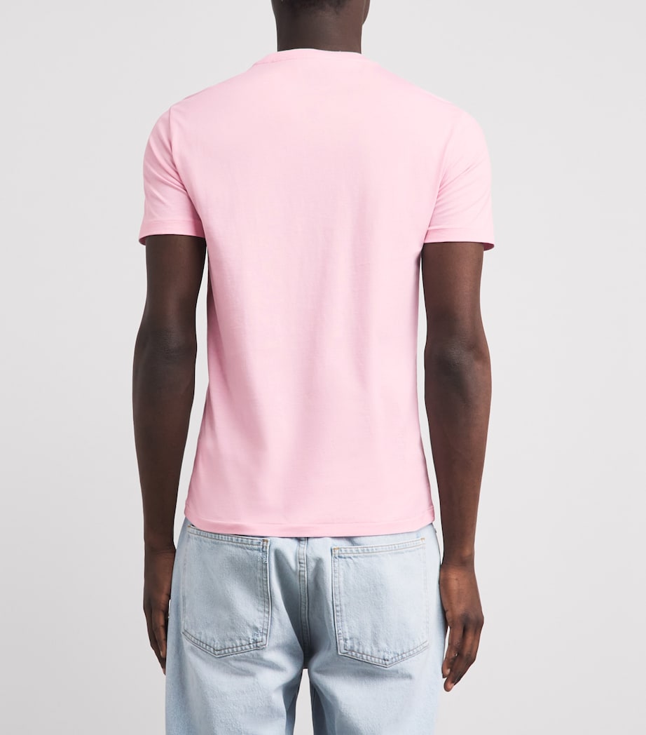 Polo Ralph Lauren Mens Cotton Custom Slim-Fit T-Shirt Garden Image 5