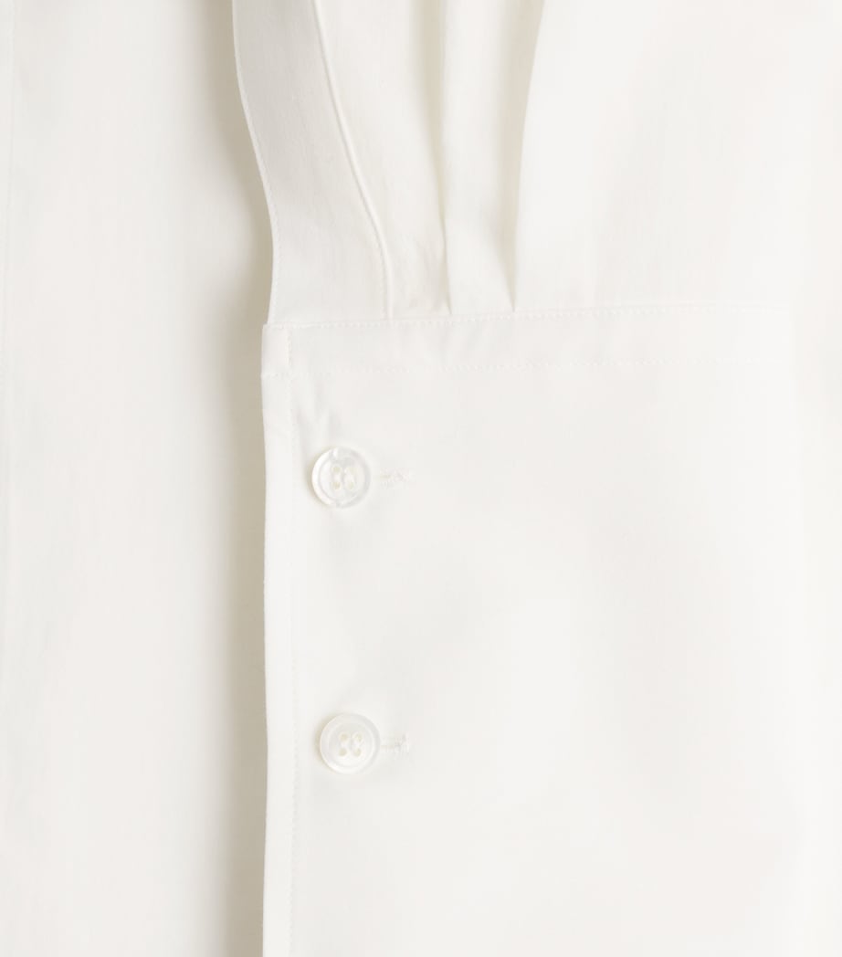 Issey Miyake Womens Cotton Monsieur Shirt White Image 6