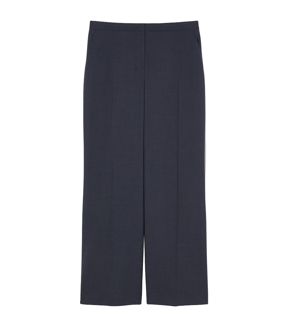 Virgin Wool Goloso Tailored Trousers DARK GREY Image 1