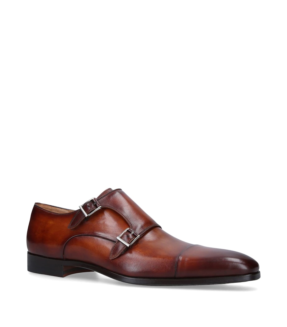 Burnished Double-Monk Shoes TAN Image 3