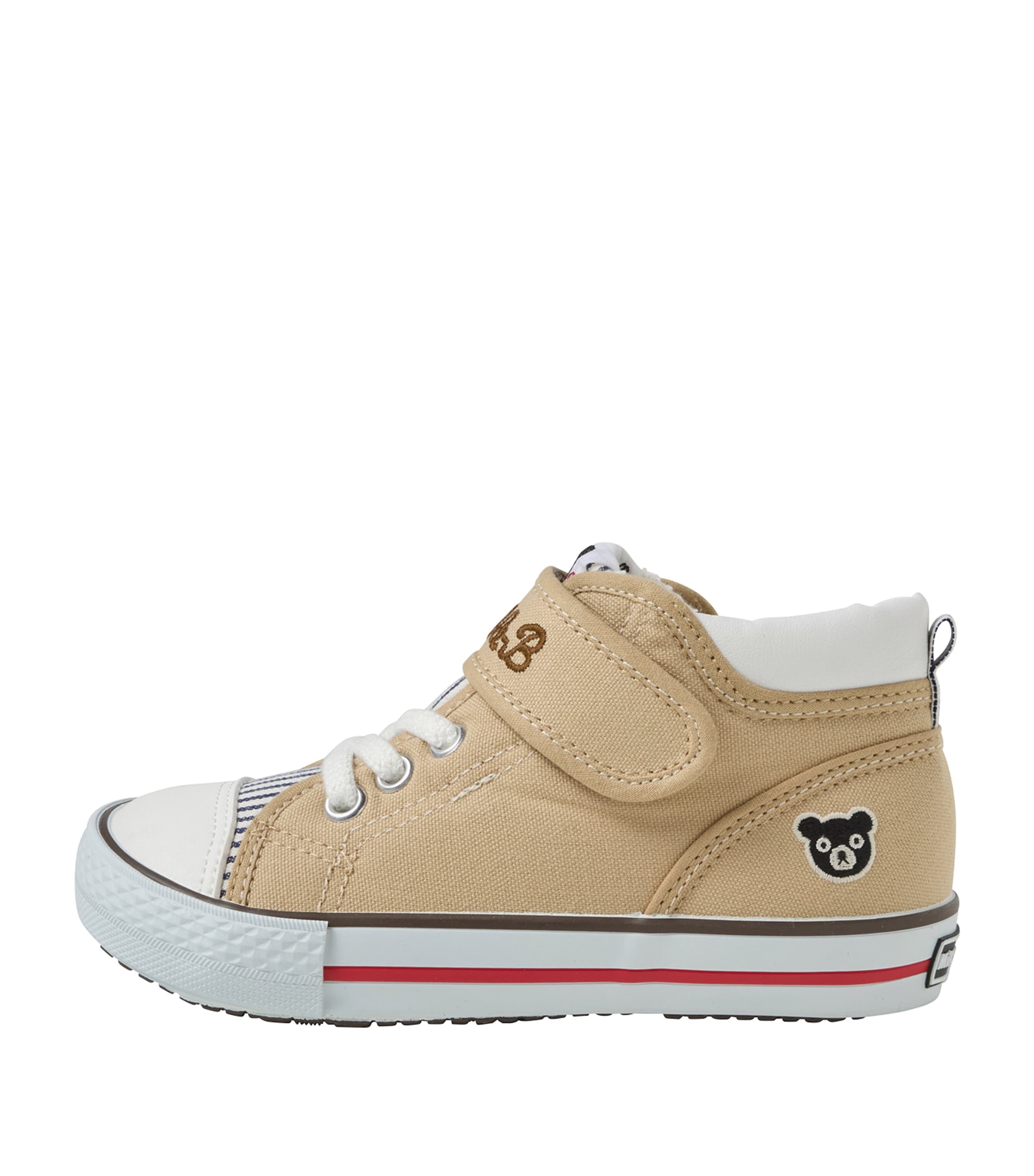 Miki House Cotton Canvas Velcro Sneakers Image 1