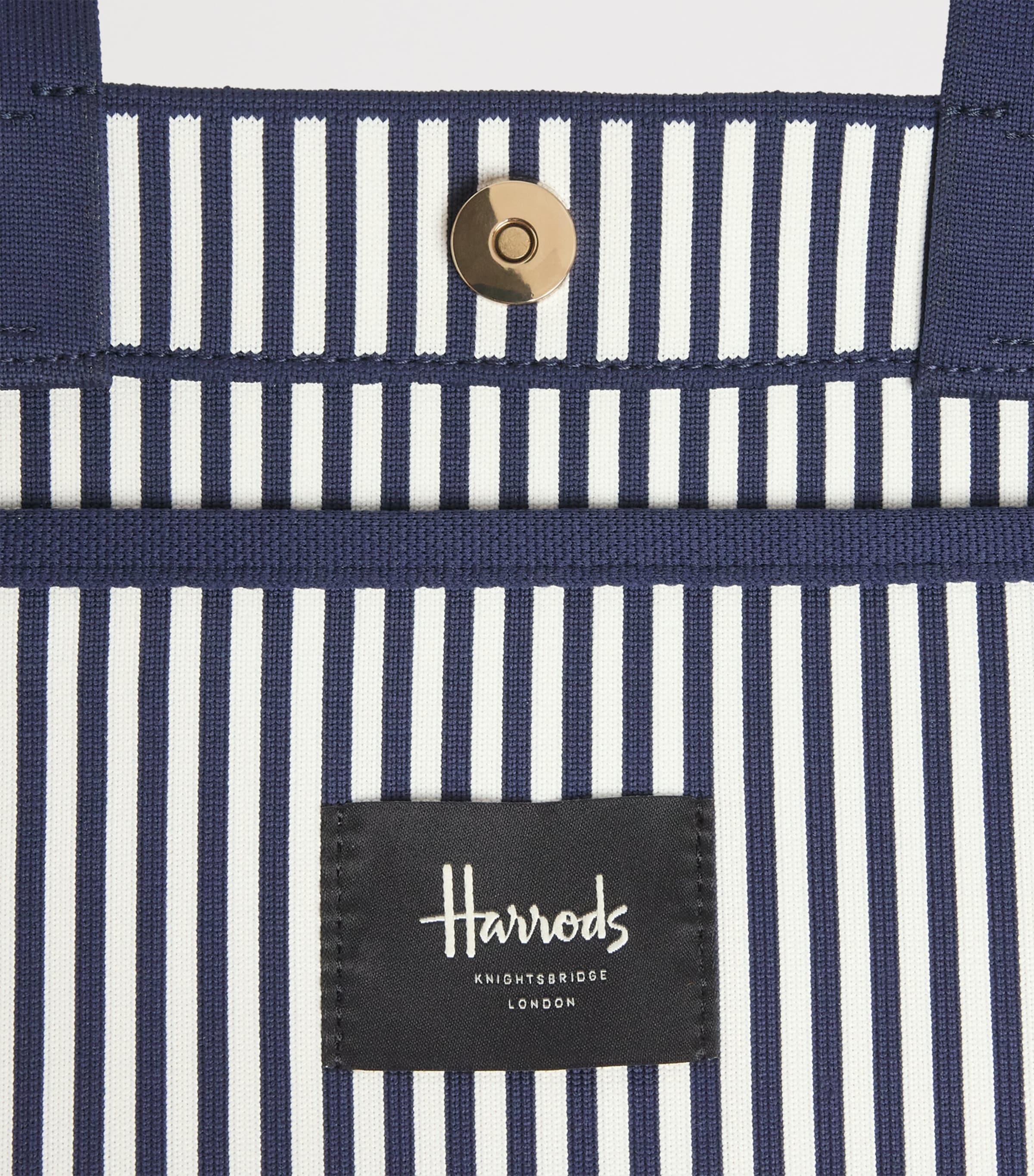 Harrods Medium Knights of Brompton Tote Bag Multi Print Image 3
