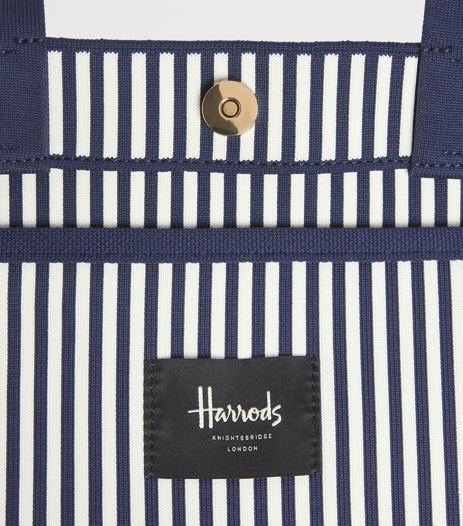 Harrods Medium Knights of Brompton Tote Bag Multi Print Image 3