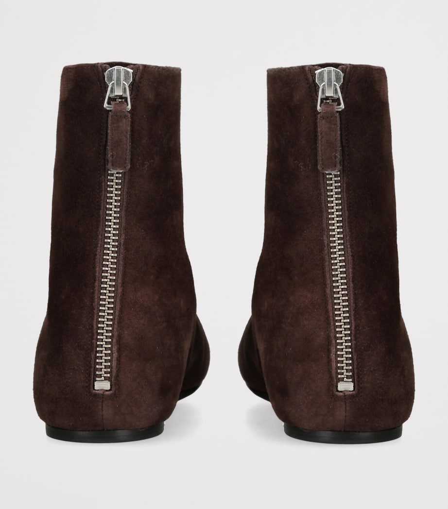 Le Monde Beryl Suede Luna Boots Dark Brown Image 2