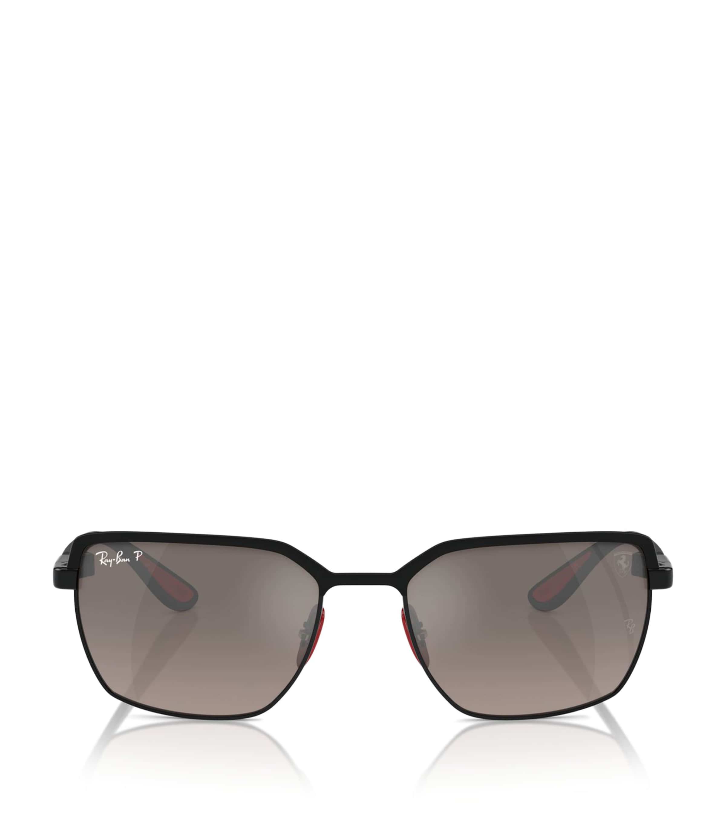Ray Ban X Scuderia Ferrari Rb3743m Collection Sunglasses In Black