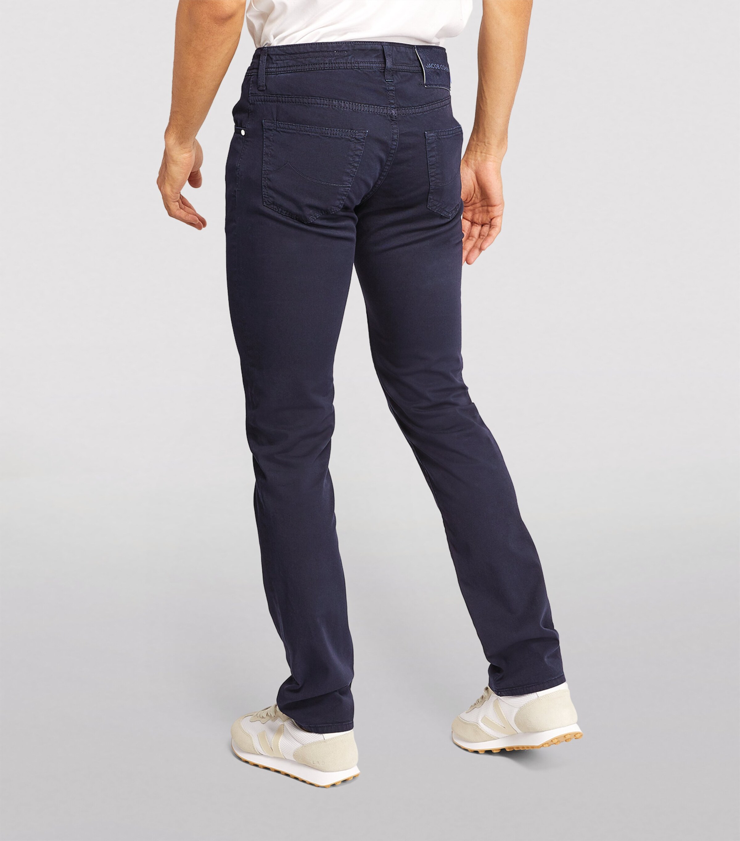 Stretch-Cotton Slim Trousers 500D Image 4