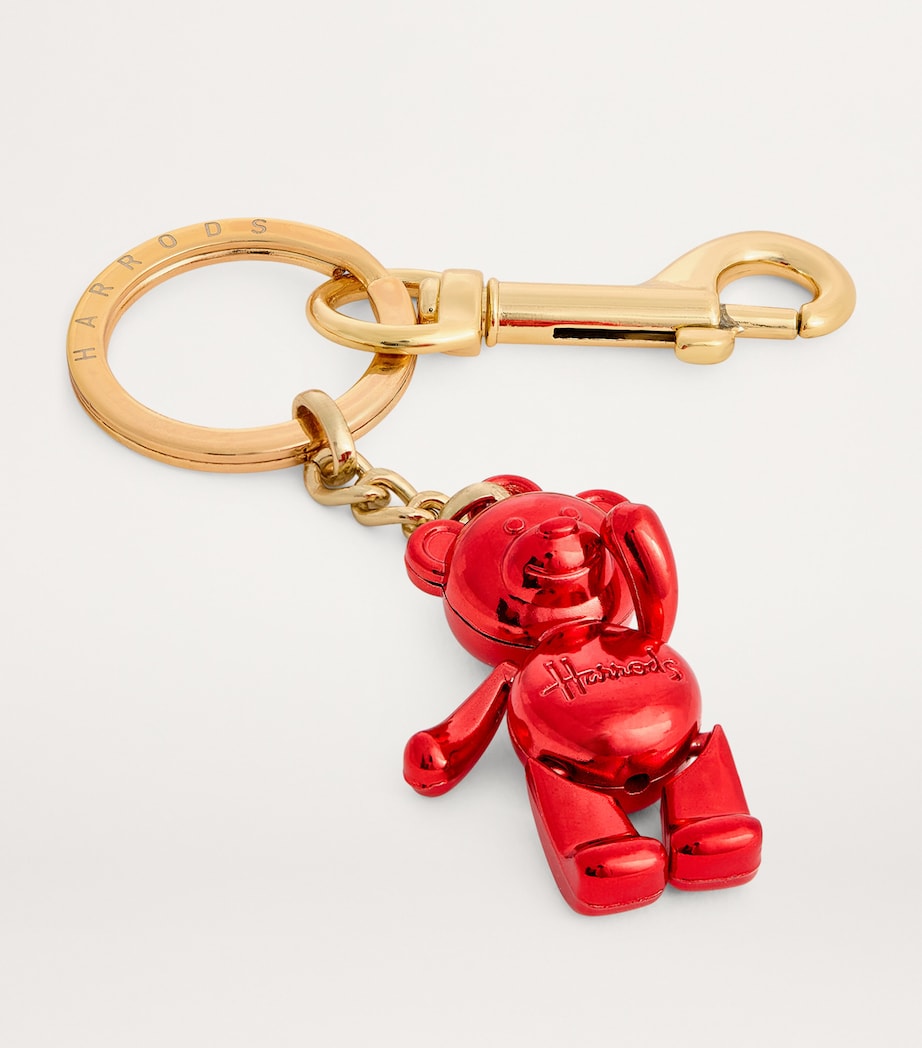 Jointed Bear Keyring RED Image 2