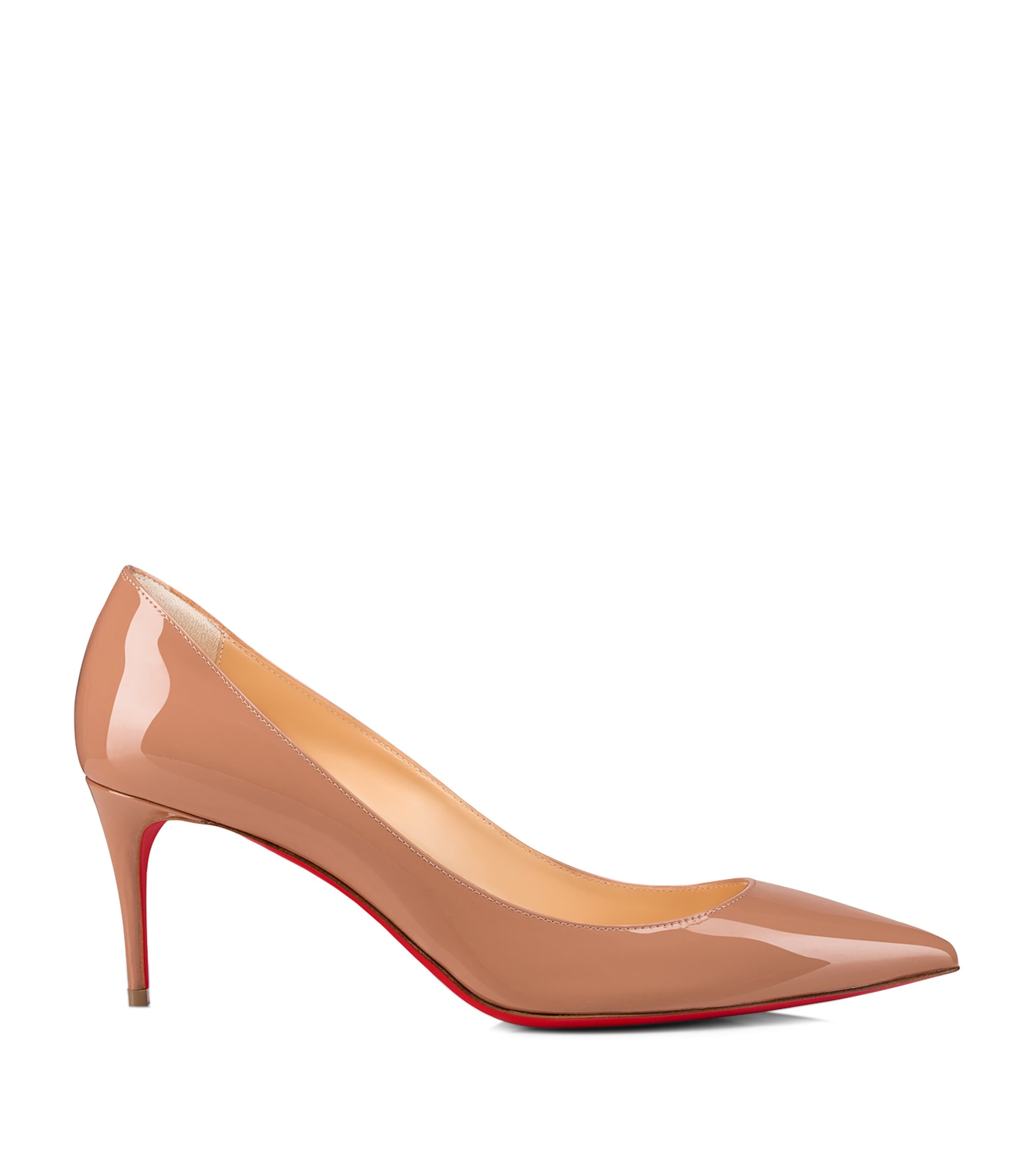 Christian Louboutin Nude Kate Patent Leather Pumps 70 | Harrods UK