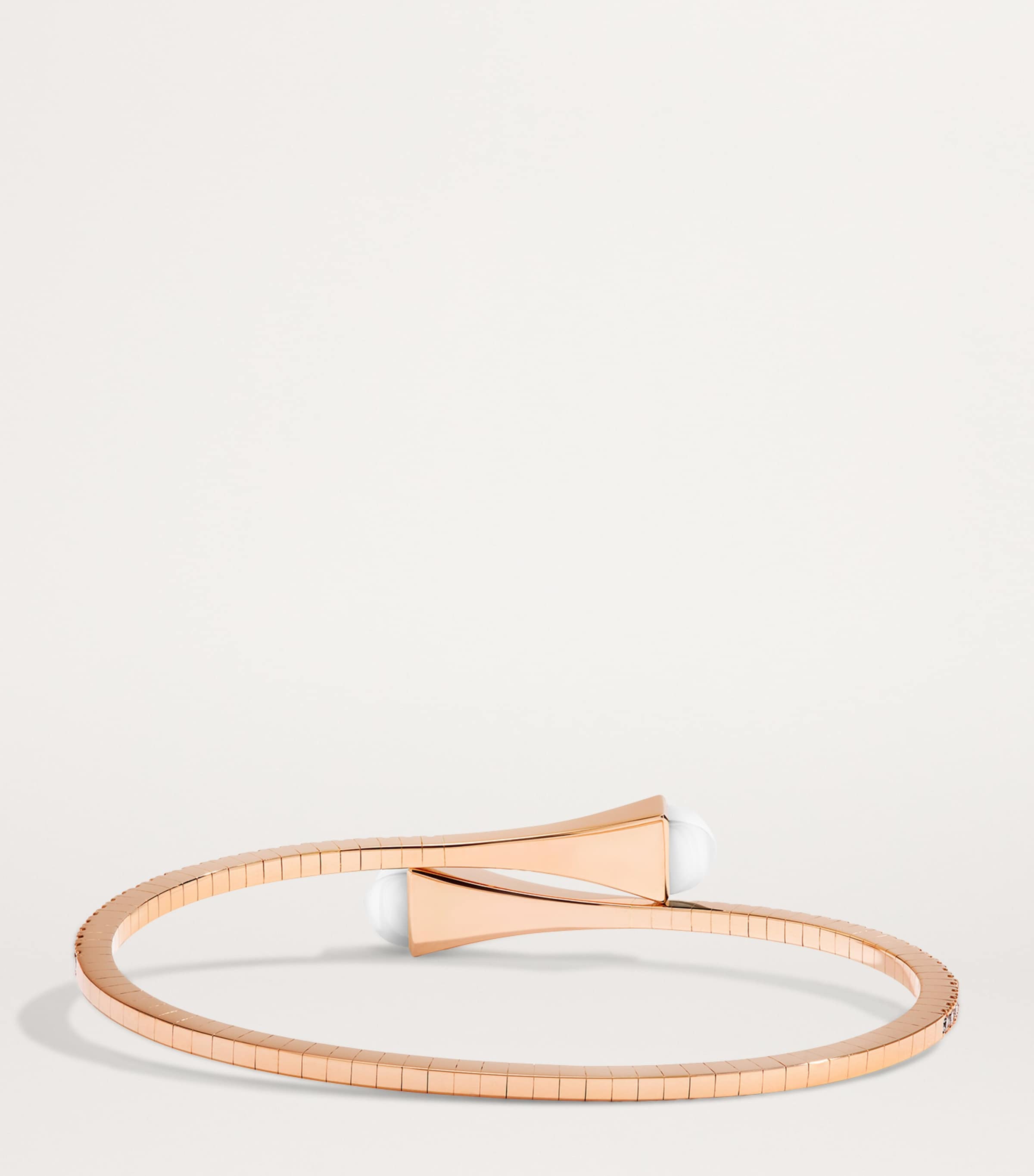 Rose Gold, Diamond and Agate Cleo Slim Bracelet ROSE GOLD Image 3