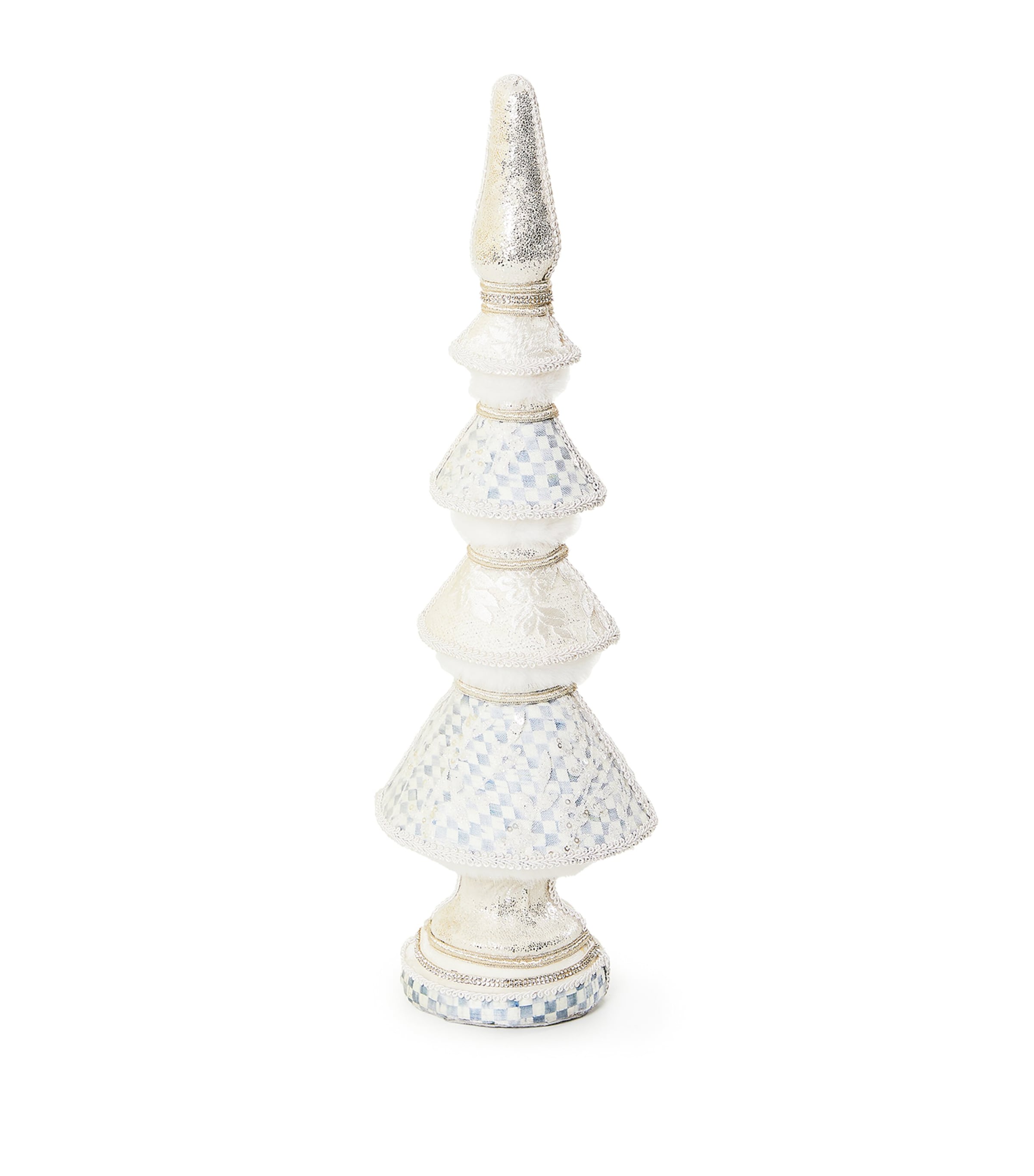 Shop Mackenzie-childs Small Crystal Palace Tabletop Finial In White