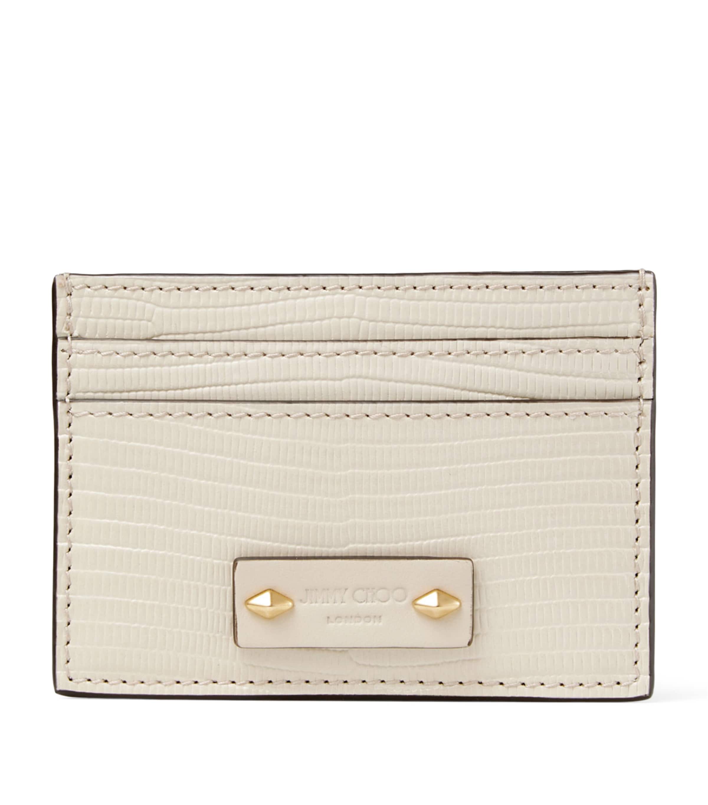 Jimmy Choo Croc-Embossed Leather Umika Card Holder | Harrods US