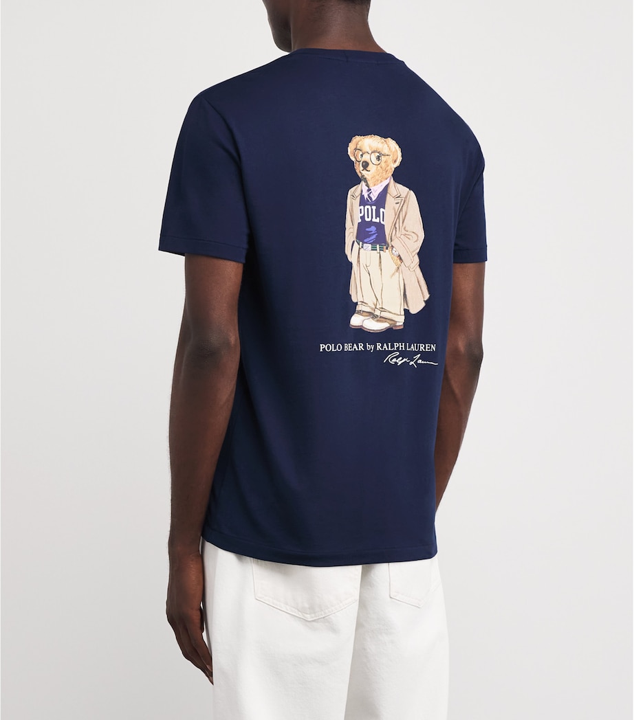 Polo Bear Slim T-Shirt NAVY Image 4