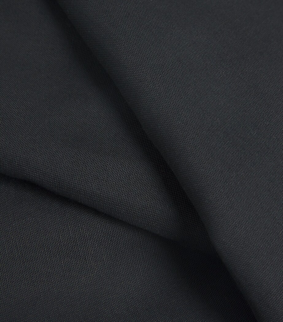 Cotton-Linen Mini Dress BLACK Image 5