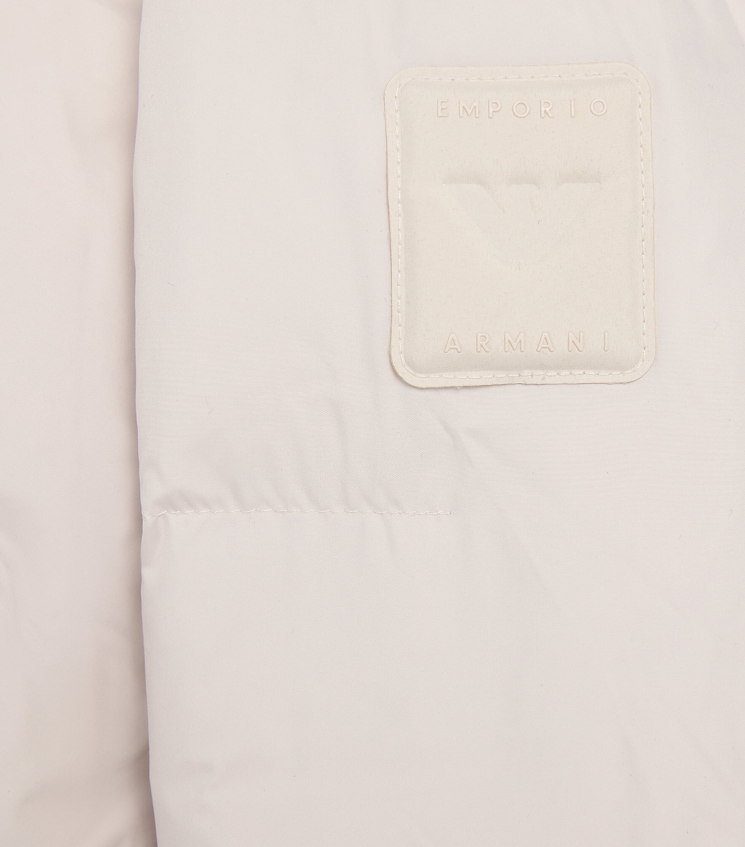Emporio Armani Kids Giacca Puffer Jacket White Sand Image 3