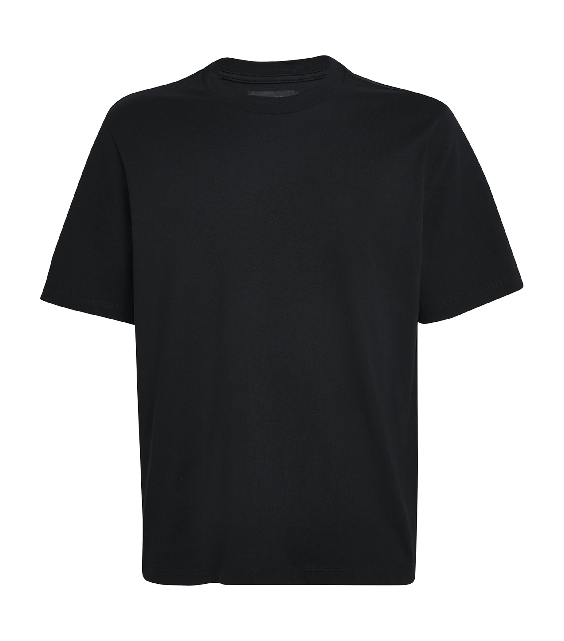AMIRI Mens Cotton Crystal-Logo T-Shirt Black Image 1