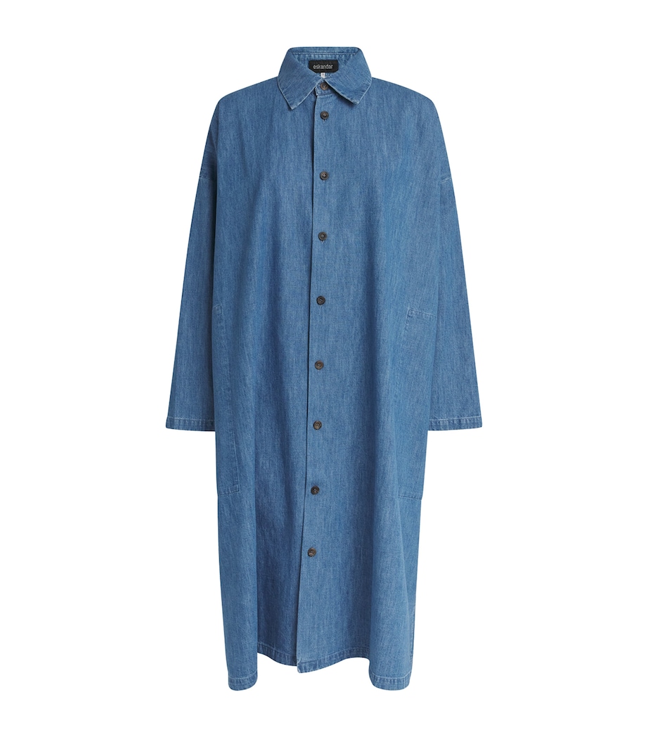 Denim A-Line Shirt DENIMLIGHT Image 1