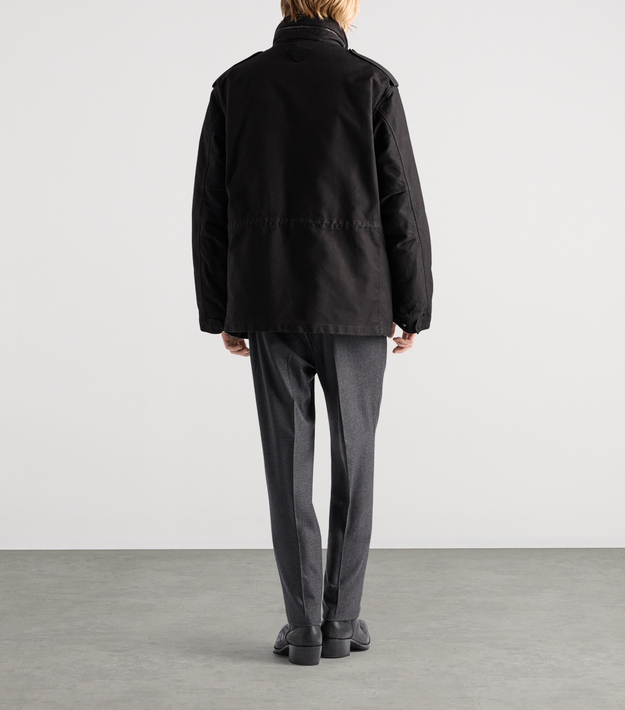 Midweight Cotton-Down Field Jacket F0002 Image 5