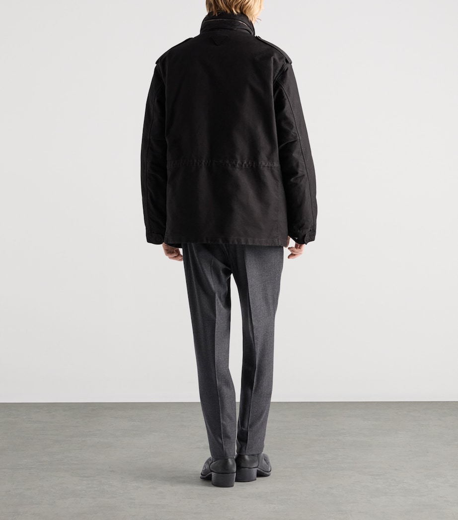 Midweight Cotton-Down Field Jacket F0002 Image 5