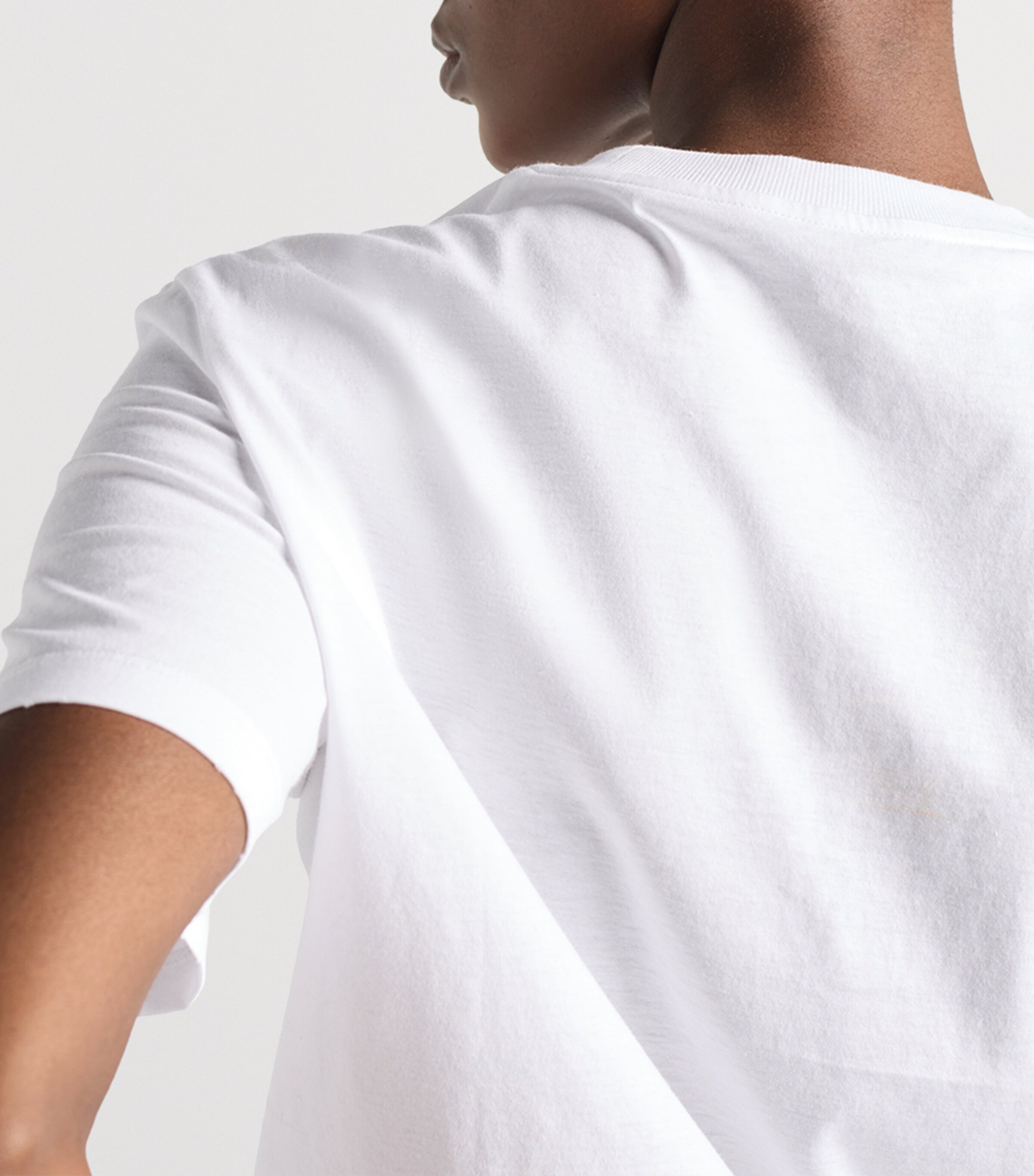 Cotton Jersey Triangle T-Shirt F0009 Image 4