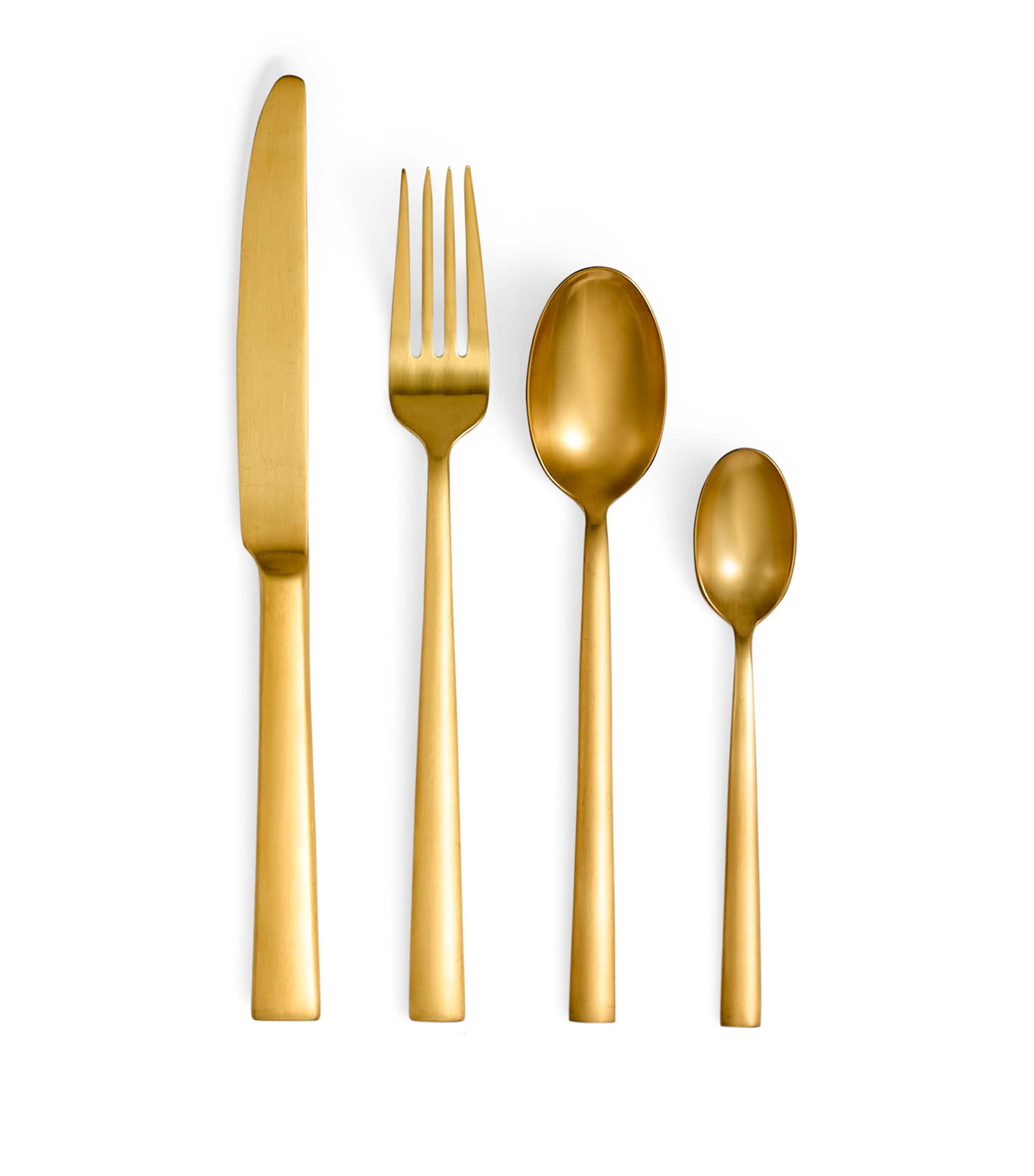 Stainless Steel 16-Piece Cutlery Set GOLD Image 1