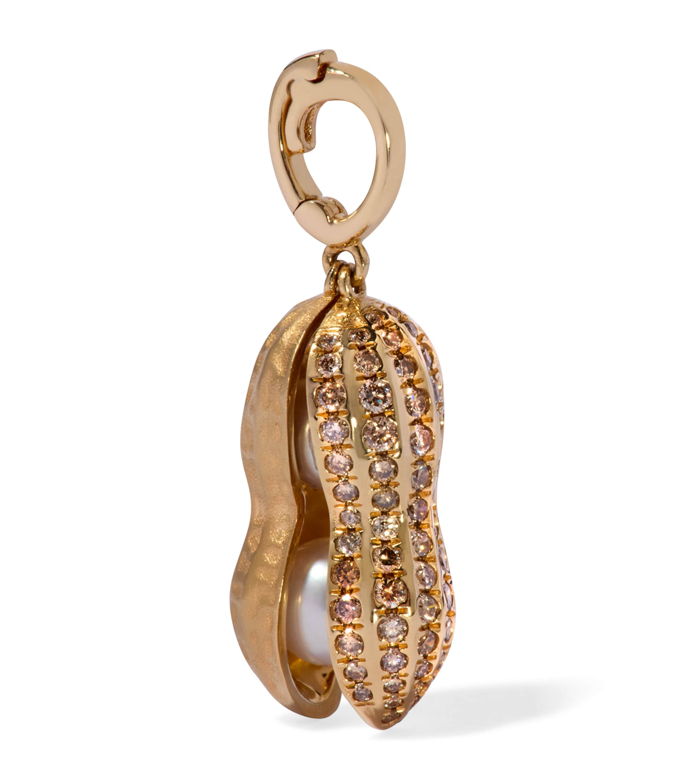 Yellow Gold, Pearl and Diamond Mythology Pendant Charm YELLOW GOLD Image 1