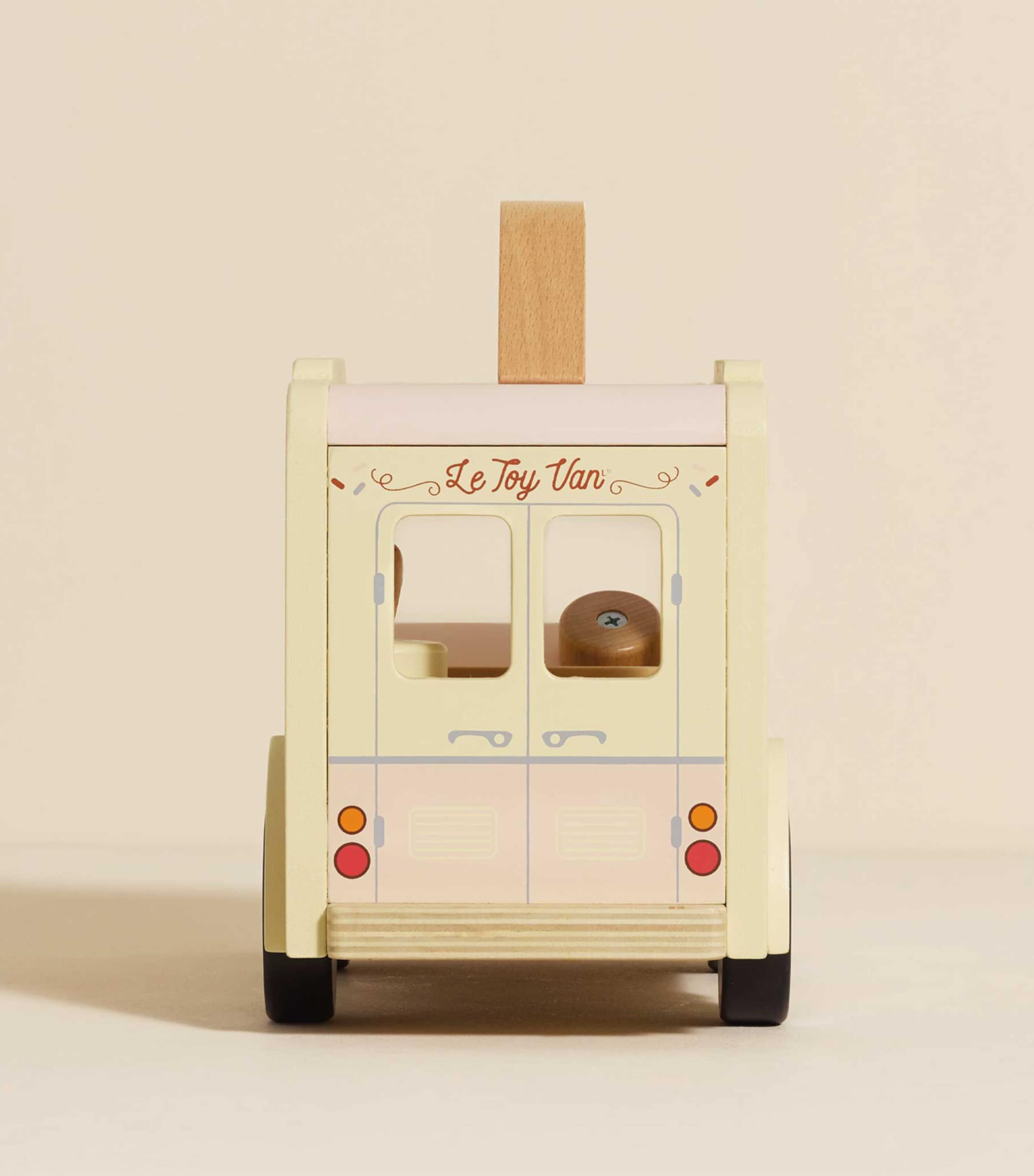 Wooden Miniature Ice Cream Van MULTI Image 5