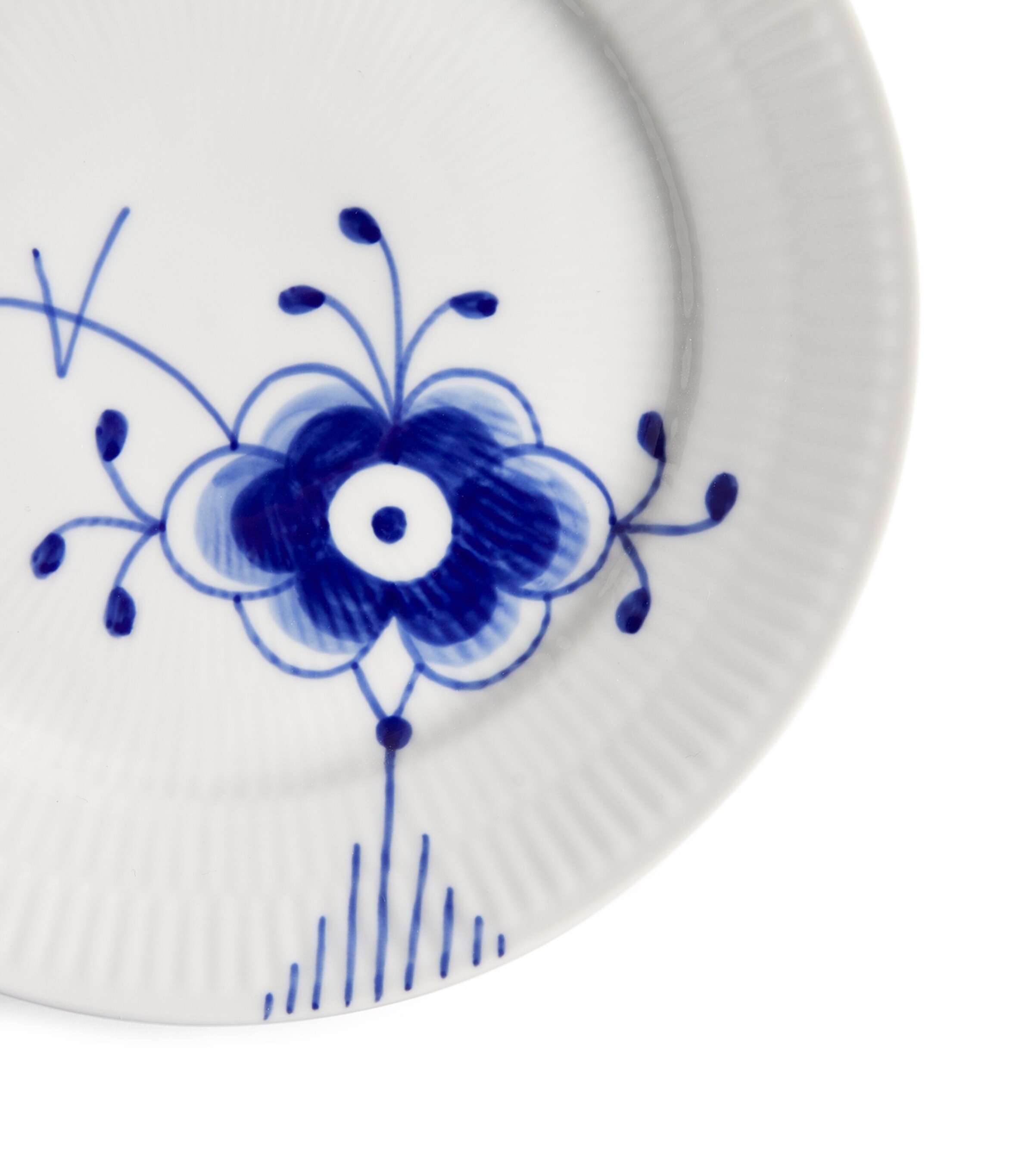 Blue Fluted Mega Plate (19cm) BLUE Image 4