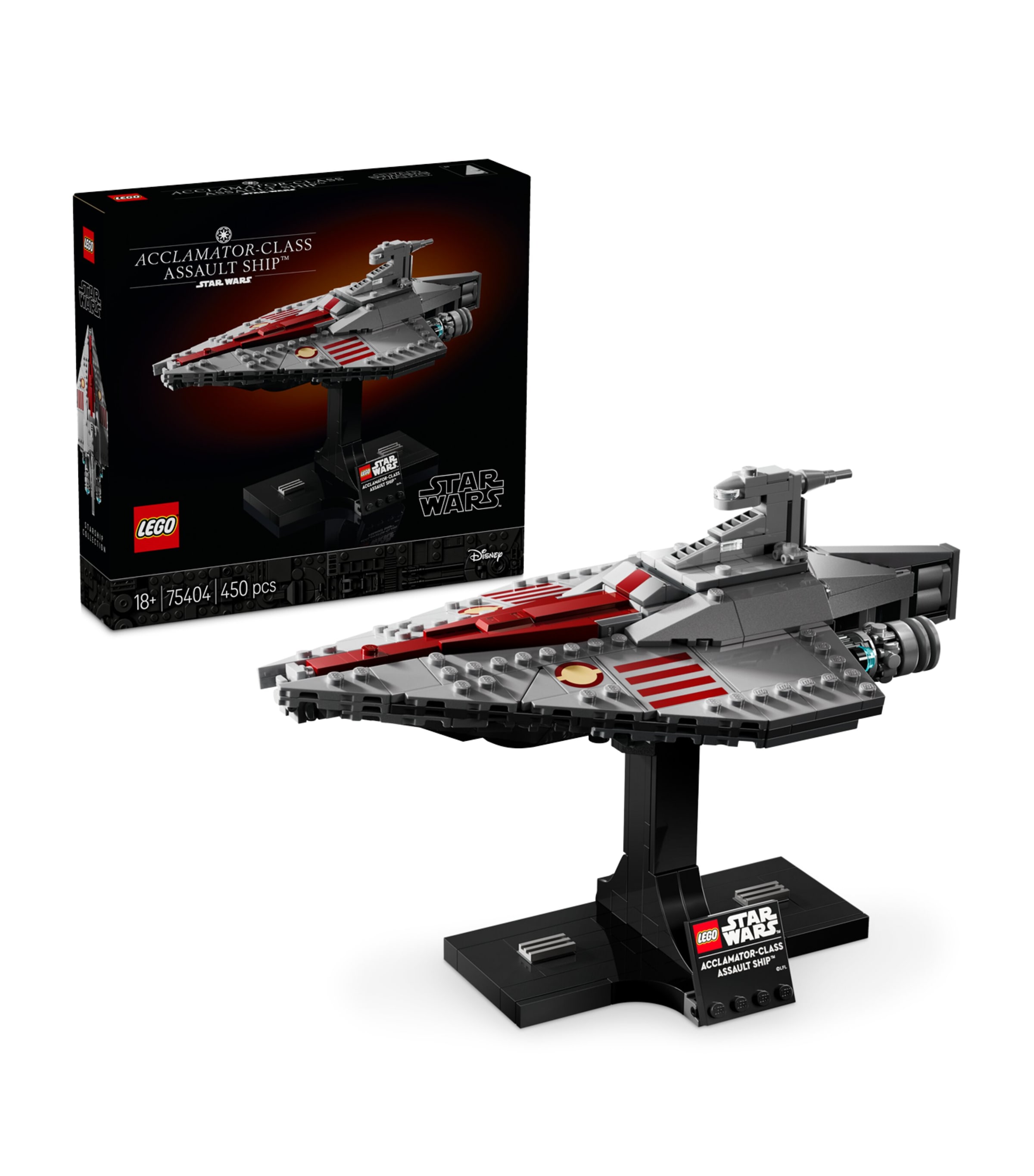 Star Wars Acclamator-Class Assault Ship Model Set 75404 MULTI Image 2