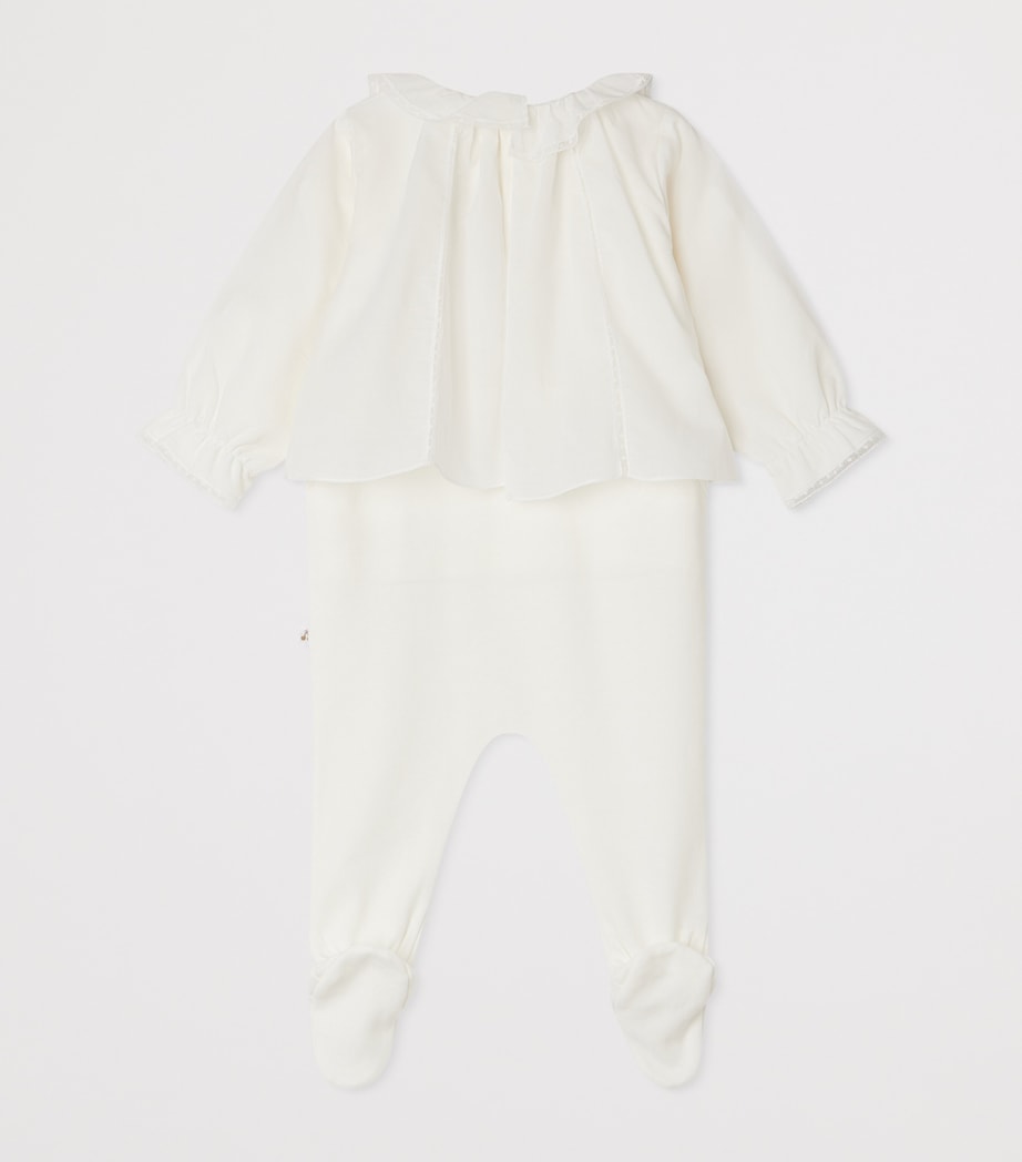 Cotton All-In-One Pyjamas UPB BLANC LAIT Image 2