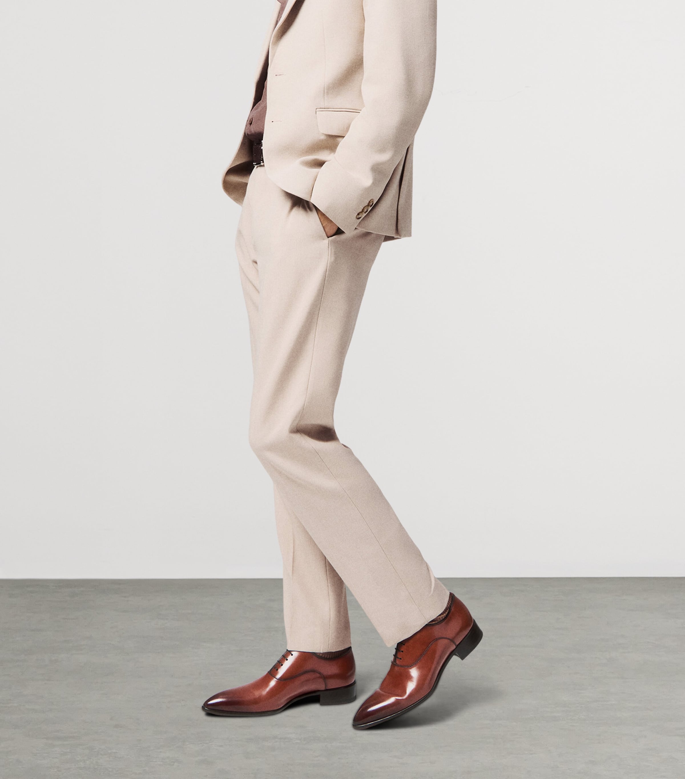 Pelvis Leather Oxford Shoes O437 Image 2