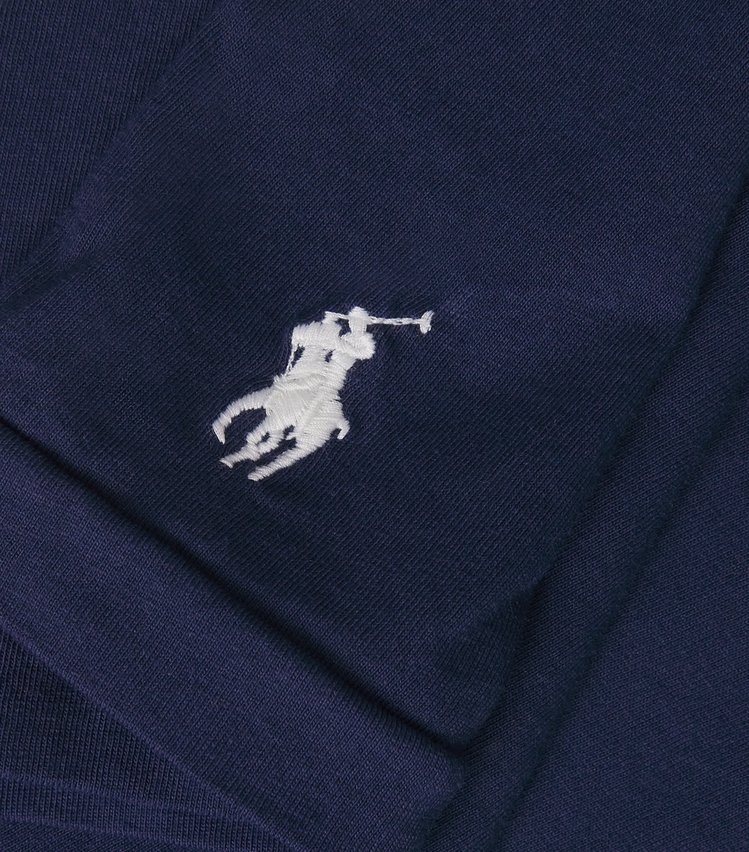 Polo Ralph Lauren Mens Cotton Logo Appliqué T-Shirt Newport Navy Image 6