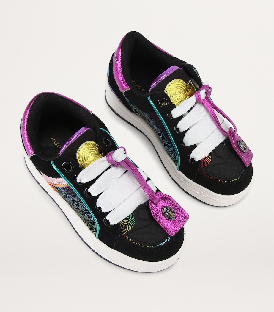 Leather Southbank Tag Sneakers BLACK/COMB Image 3