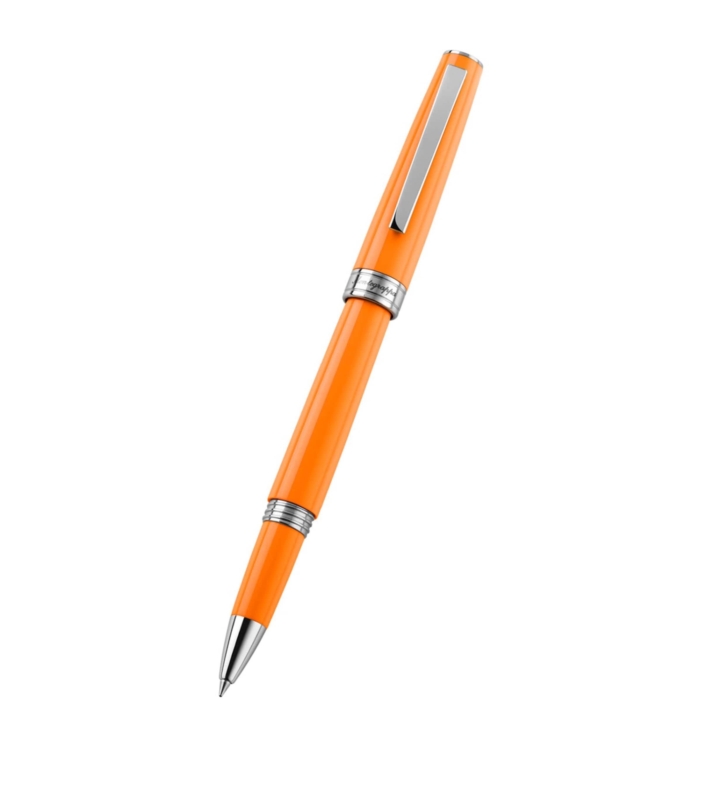 Montegrappa Steel Armonia Rollerball Pen Orange Image 2