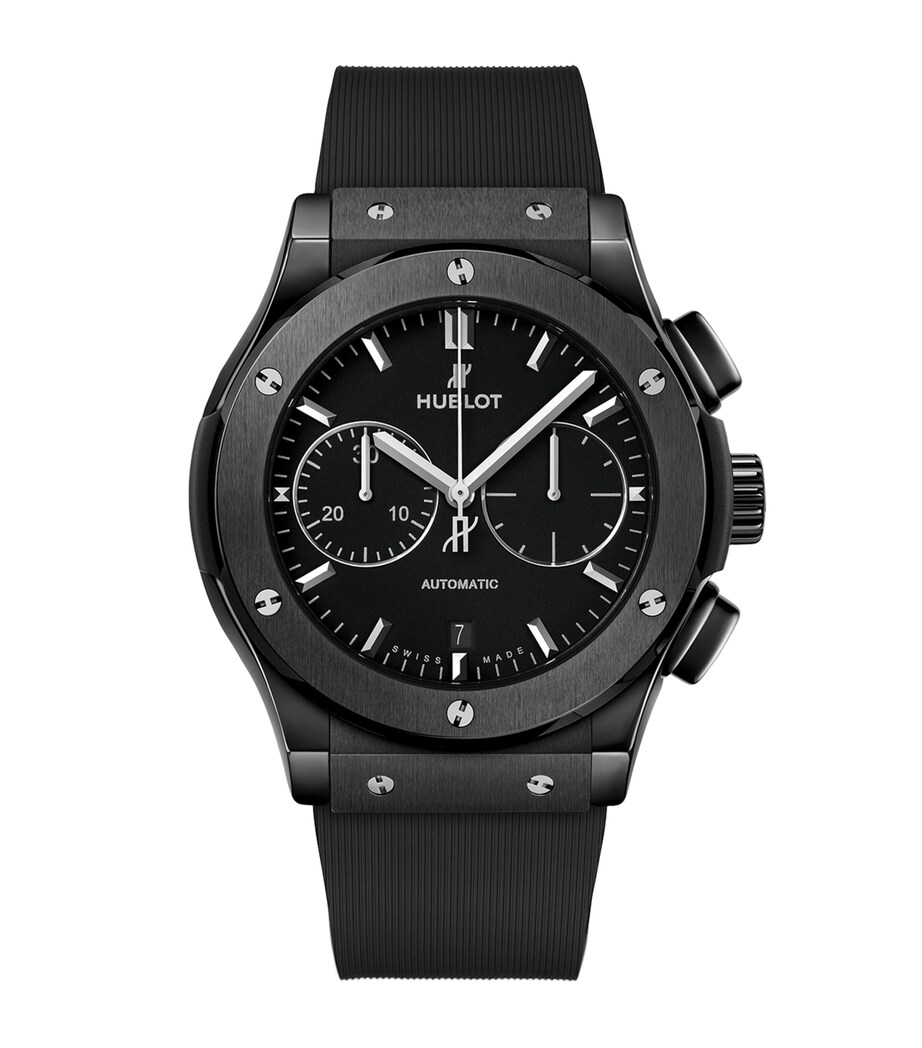 Ceramic Classic Fusion Black Magic Chronograph Watch 45mm BLACK Image 1