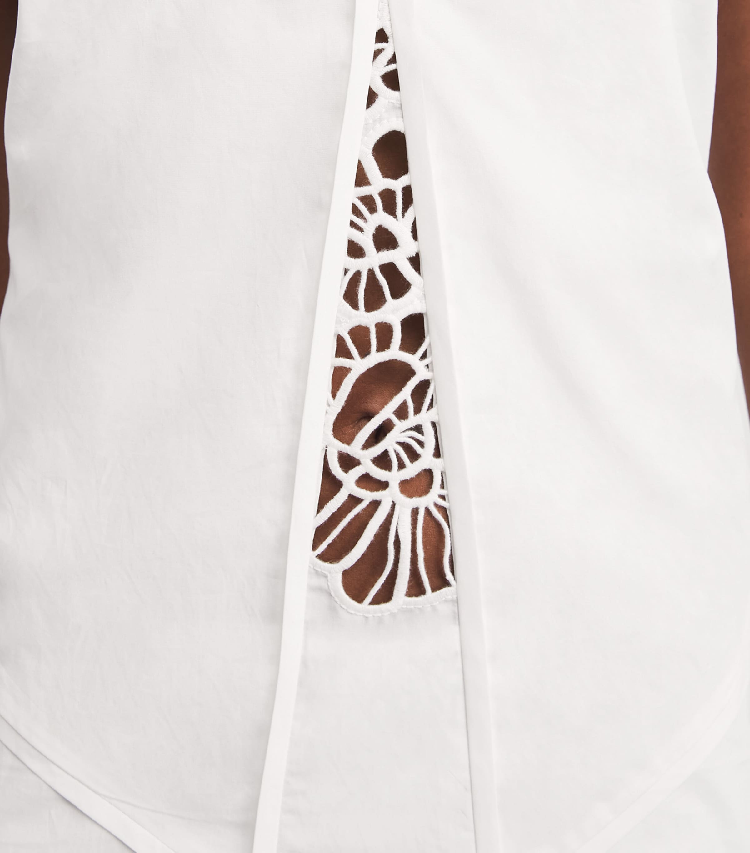 SIR. Womens Cotton Klara Maxi Dress Ivory Image 3