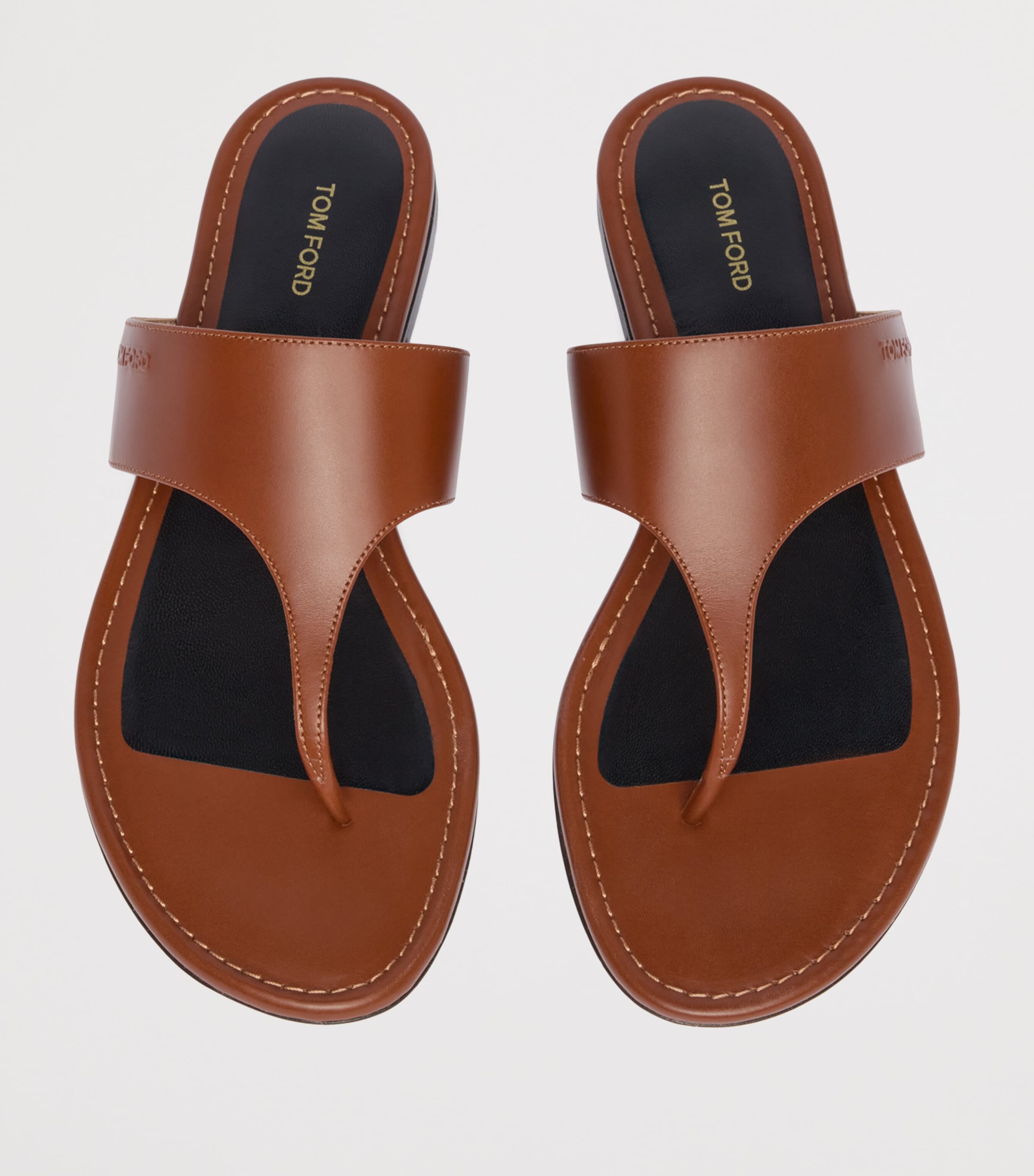 TOM FORD Calf Leather Julianne Sandals Eao Image 4