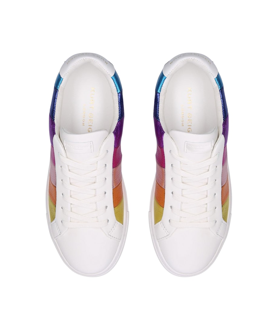 Leather Rainbow Lane Stripe Sneakers MULT/OTHER Image 4
