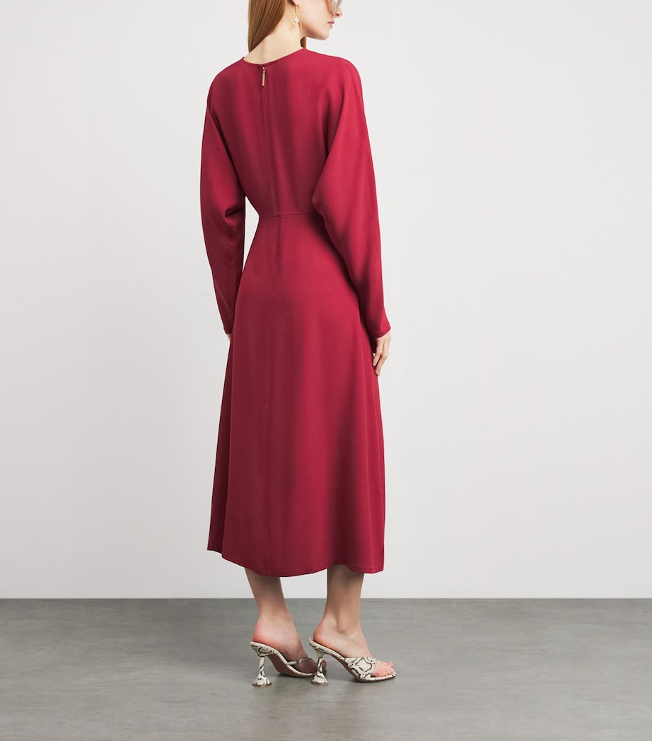 Crepe Hills Midi Dress MULBERRY Image 3
