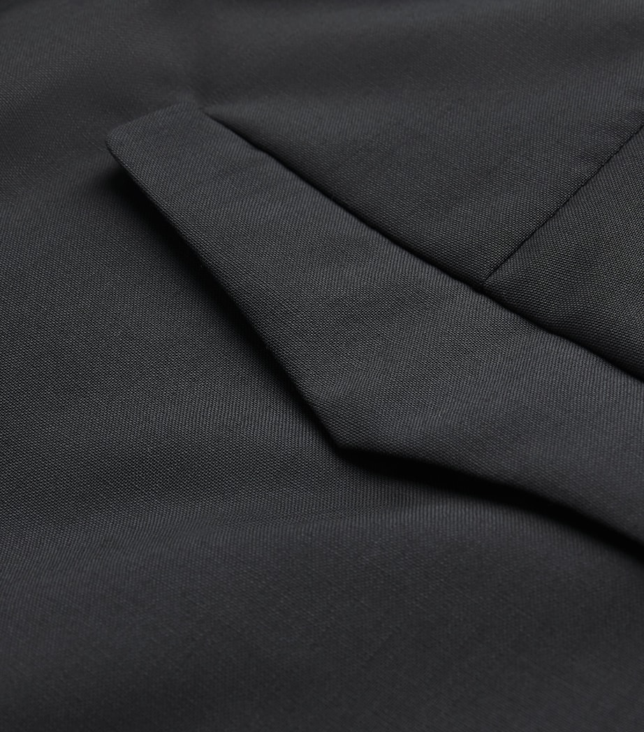 Virgin Wool Slim Trousers 580 PIOMBO Image 5