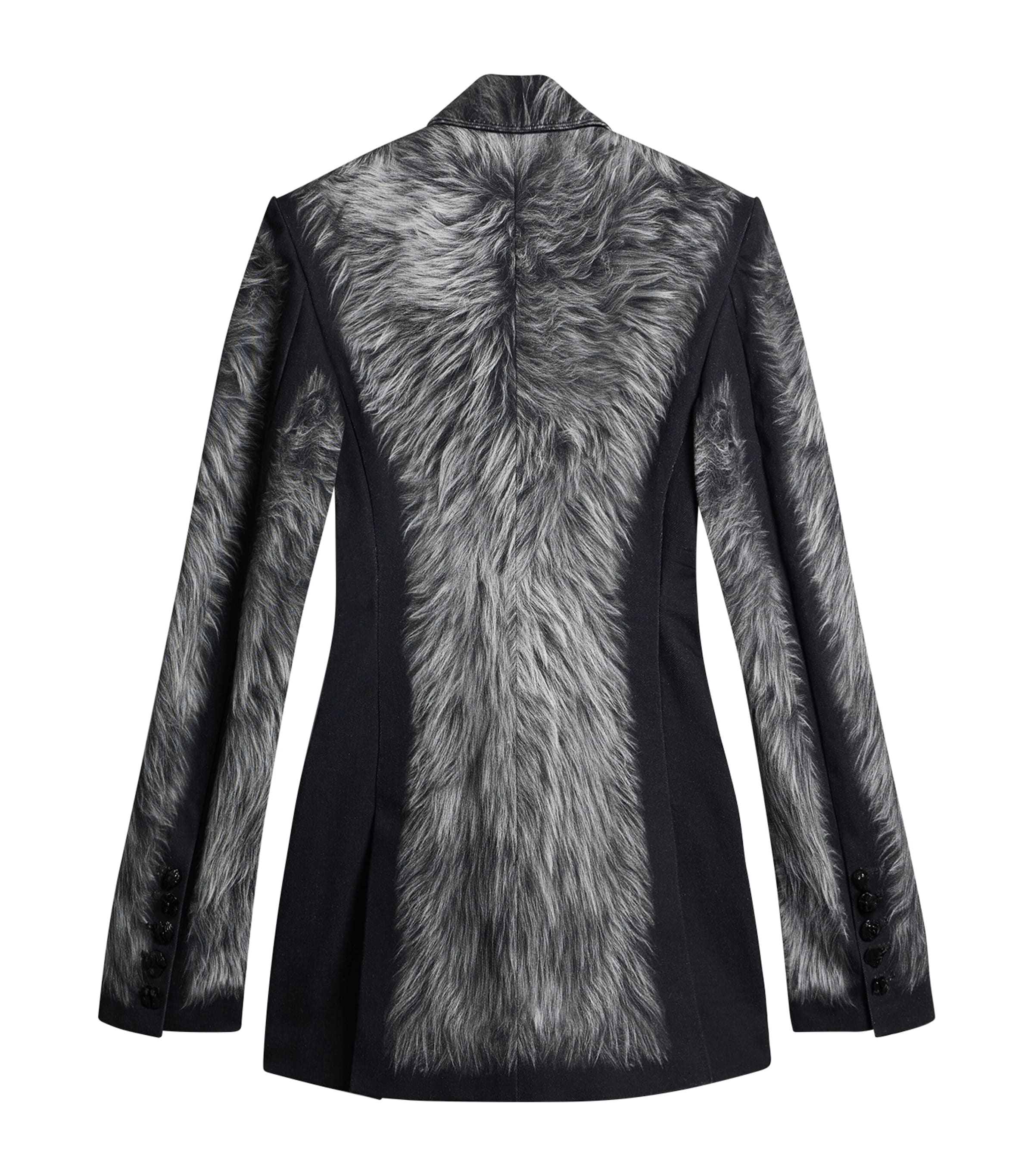 Schiaparelli Womens Trompe-l'Oeil Blazer Grey Image 6